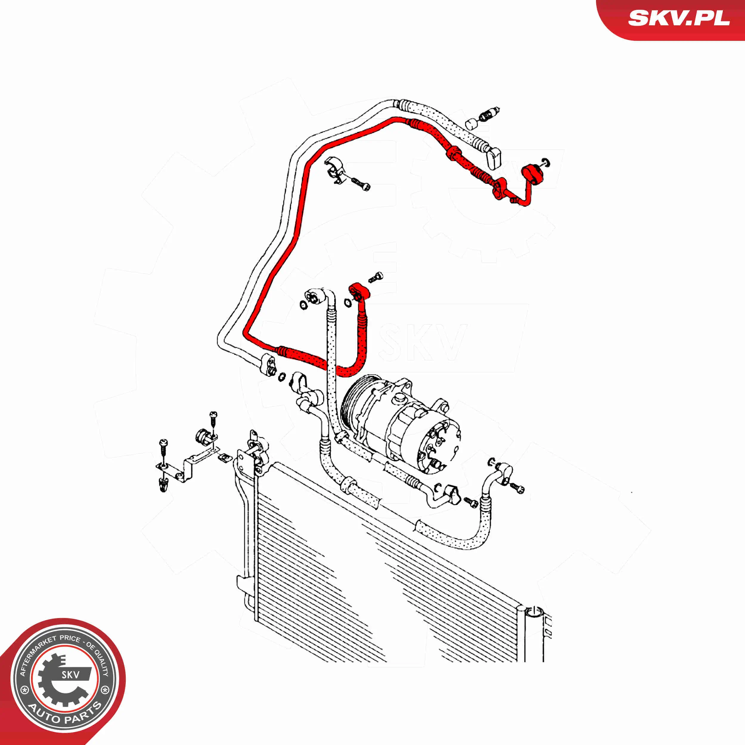 Ausgleichsbehälter, Kühlmittel ESEN SKV 61SKV492
