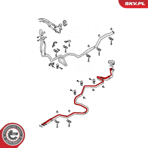 Hochdruck-/Niederdruckleitung, Klimaanlage ESEN SKV 54SKV722 Bild Hochdruck-/Niederdruckleitung, Klimaanlage ESEN SKV 54SKV722