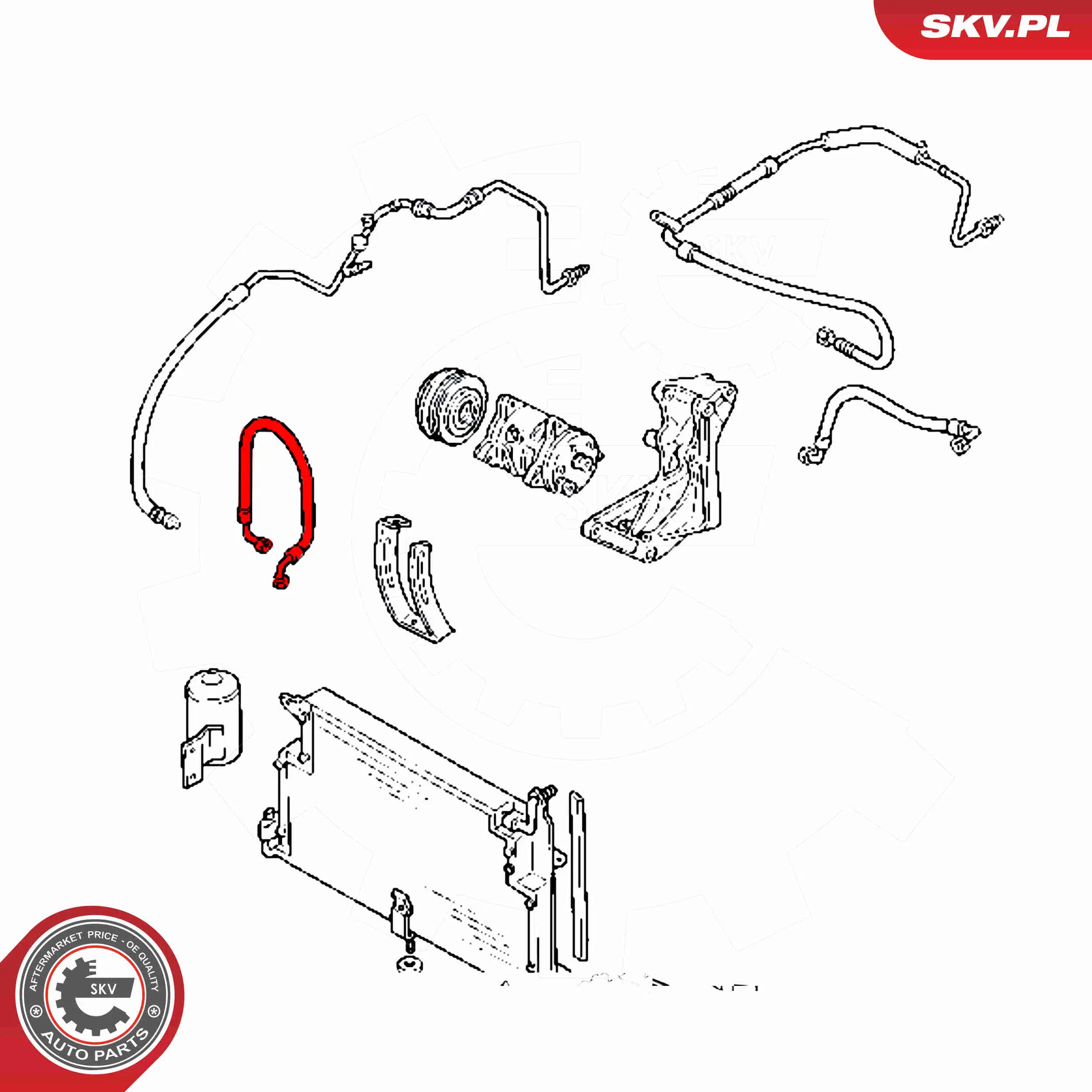 Ausgleichsbehälter, Kühlmittel ESEN SKV 61SKV497