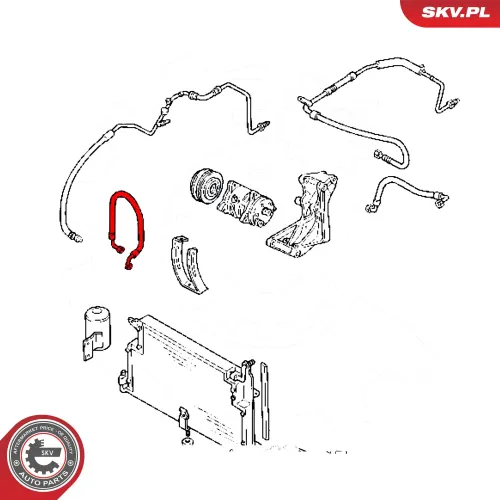 Hochdruck-/Niederdruckleitung, Klimaanlage ESEN SKV 54SKV725 Bild Hochdruck-/Niederdruckleitung, Klimaanlage ESEN SKV 54SKV725