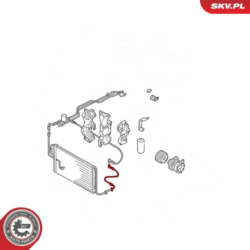 Hochdruck-/Niederdruckleitung, Klimaanlage ESEN SKV 54SKV737 Bild Hochdruck-/Niederdruckleitung, Klimaanlage ESEN SKV 54SKV737