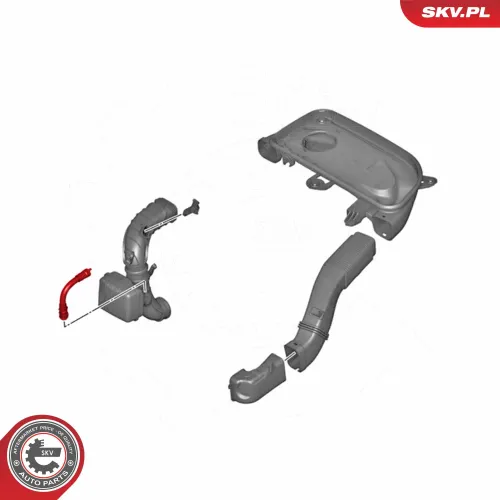 Schlauch, Kurbelgehäuseentlüftung ESEN SKV 54SKV741 Bild Schlauch, Kurbelgehäuseentlüftung ESEN SKV 54SKV741
