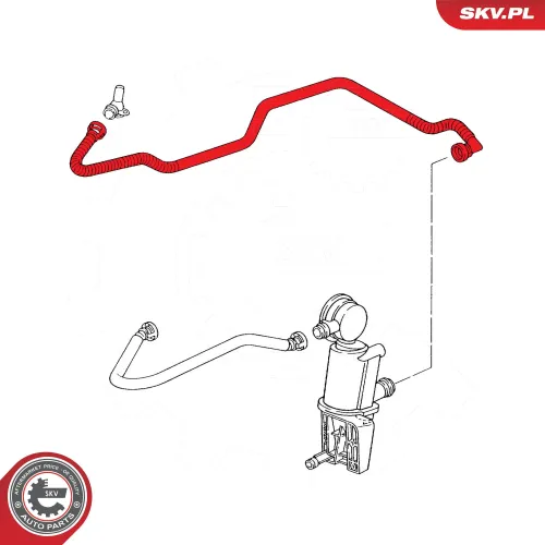 Schlauch, Kurbelgehäuseentlüftung ESEN SKV 54SKV742 Bild Schlauch, Kurbelgehäuseentlüftung ESEN SKV 54SKV742