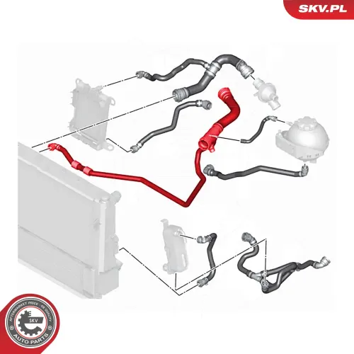 Kühlerschlauch ESEN SKV 54SKV768 Bild Kühlerschlauch ESEN SKV 54SKV768