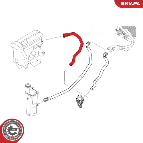 Kühlerschlauch ESEN SKV 54SKV774 Bild Kühlerschlauch ESEN SKV 54SKV774