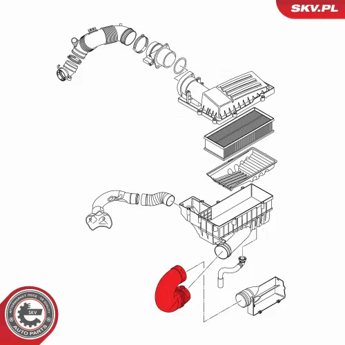 Kühlerschlauch ESEN SKV 54SKV807 Bild Kühlerschlauch ESEN SKV 54SKV807