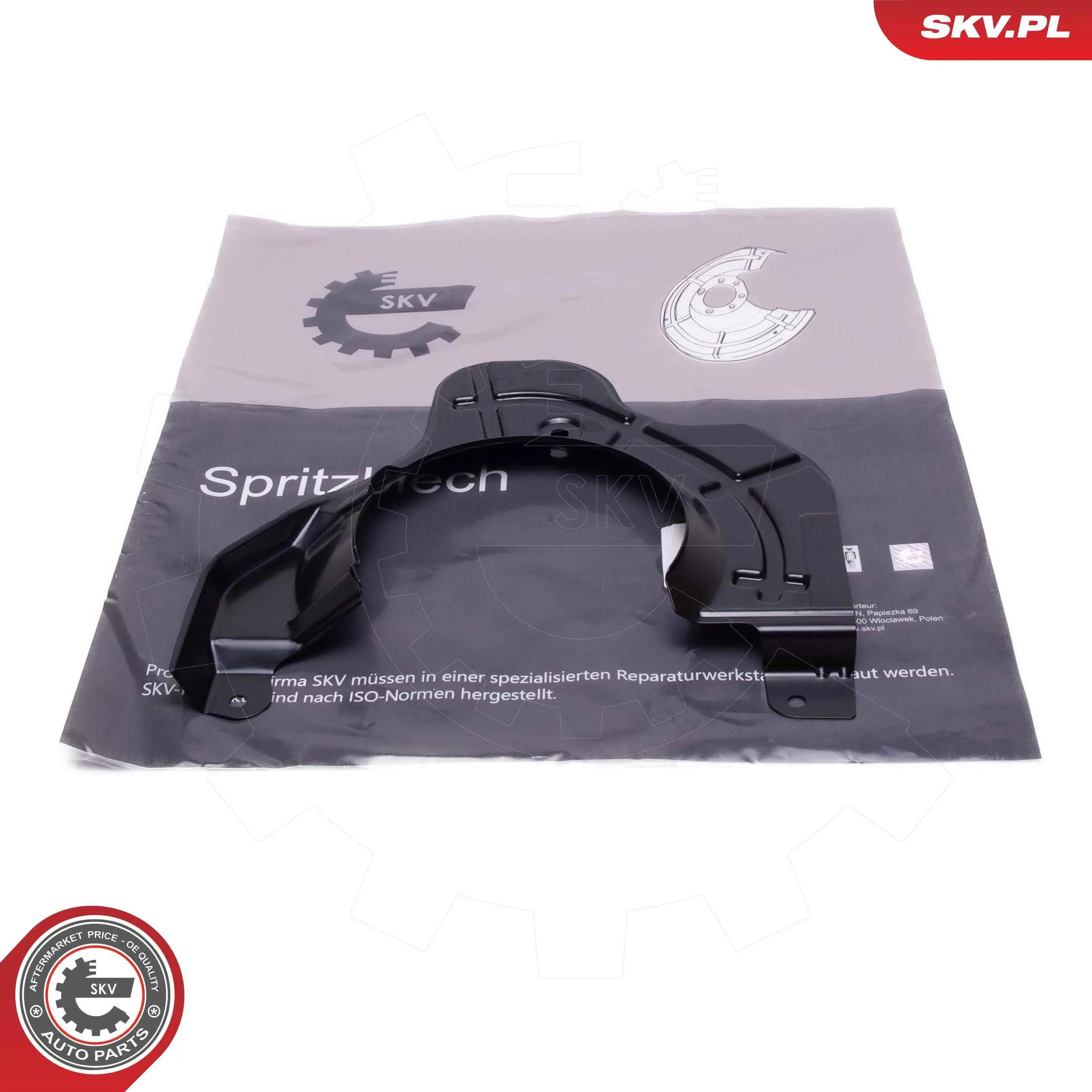 Spritzblech, Bremsscheibe links ESEN SKV 57SKV210