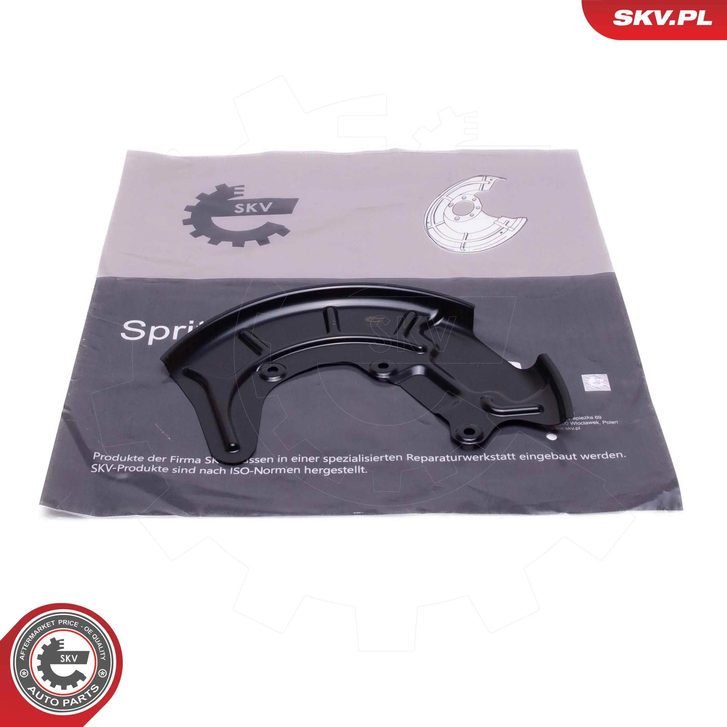 Spritzblech, Bremsscheibe rechts ESEN SKV 57SKV221