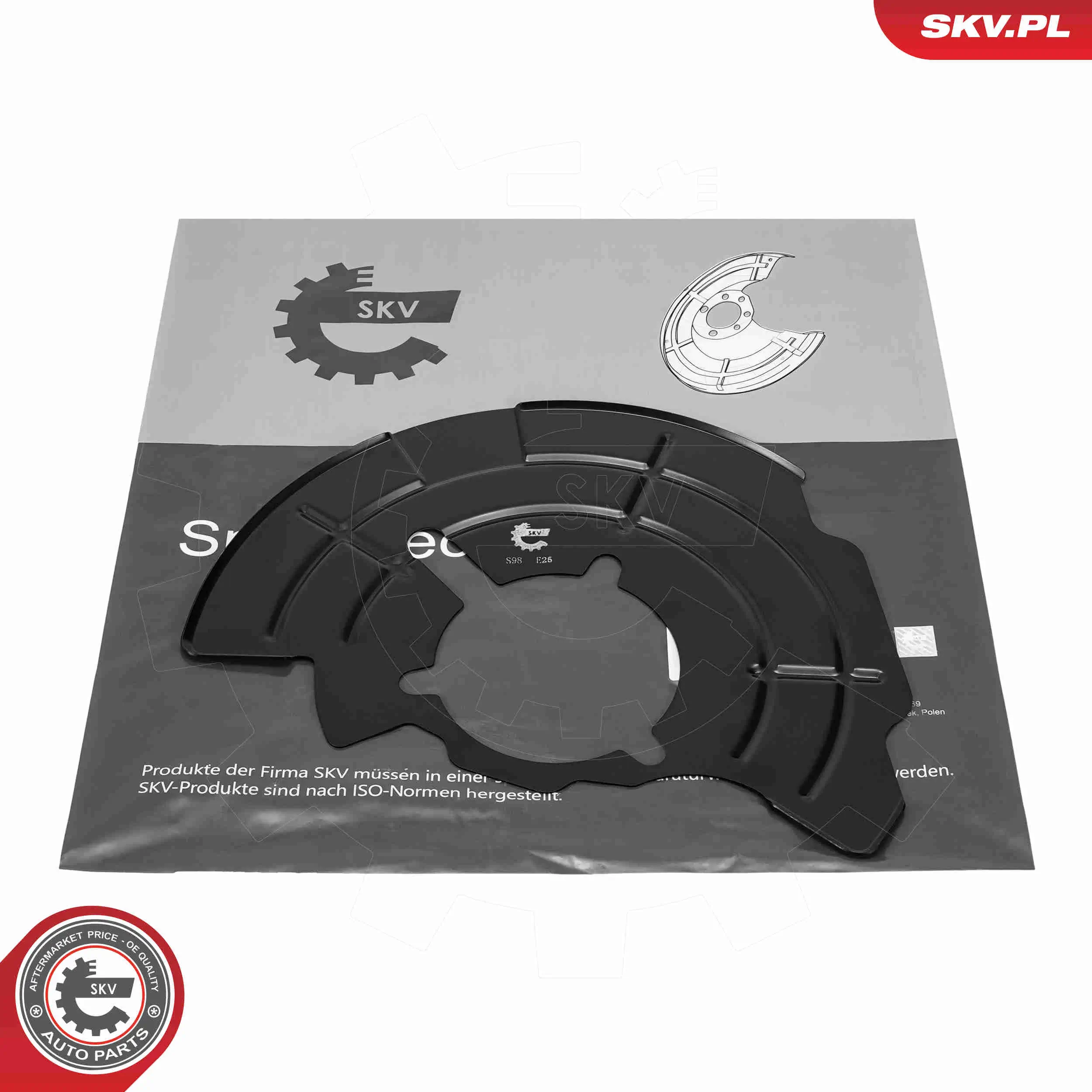 Spritzblech, Bremsscheibe vorne links ESEN SKV 57SKV294