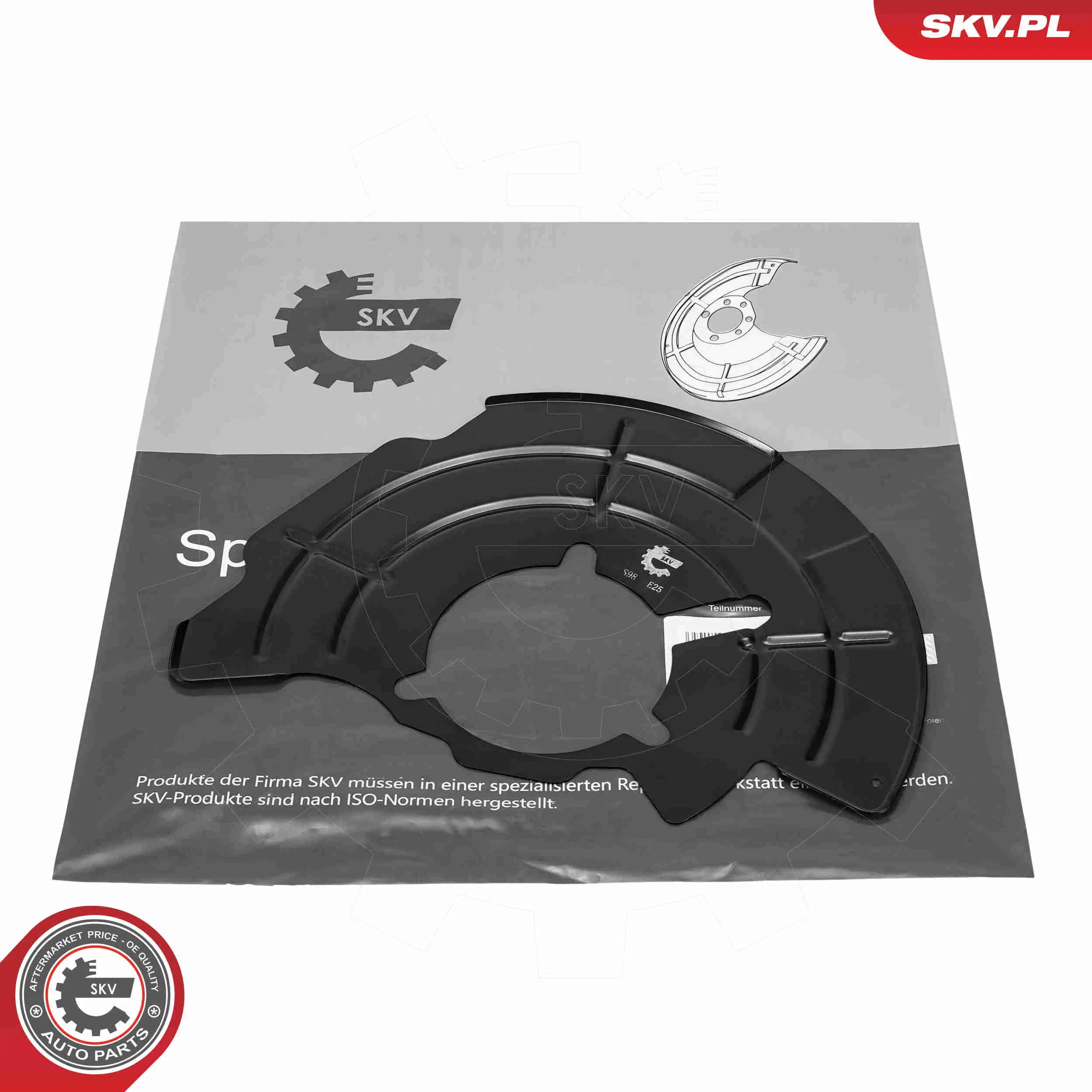 Spritzblech, Bremsscheibe vorne rechts ESEN SKV 57SKV295