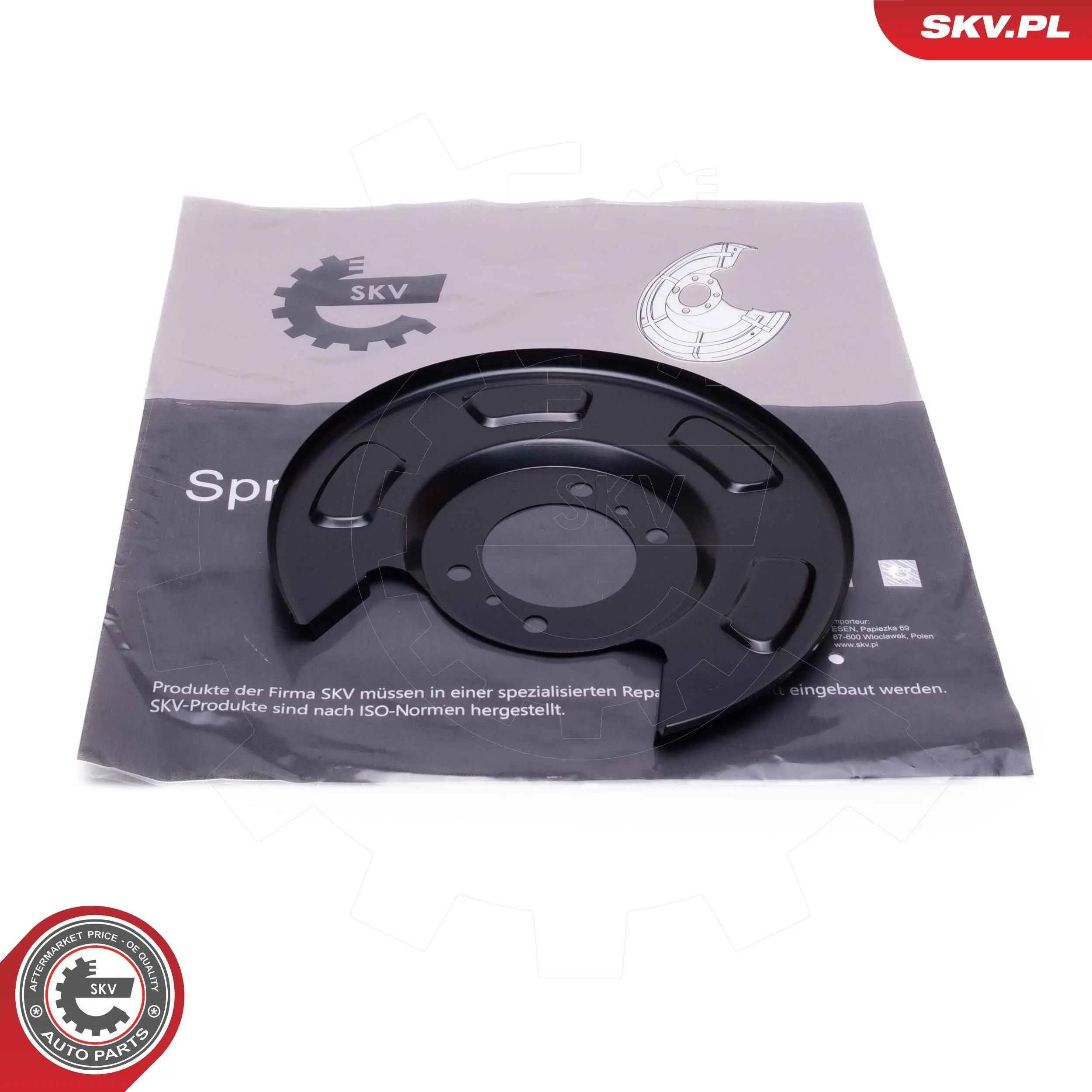 Spritzblech, Bremsscheibe links ESEN SKV 57SKV738