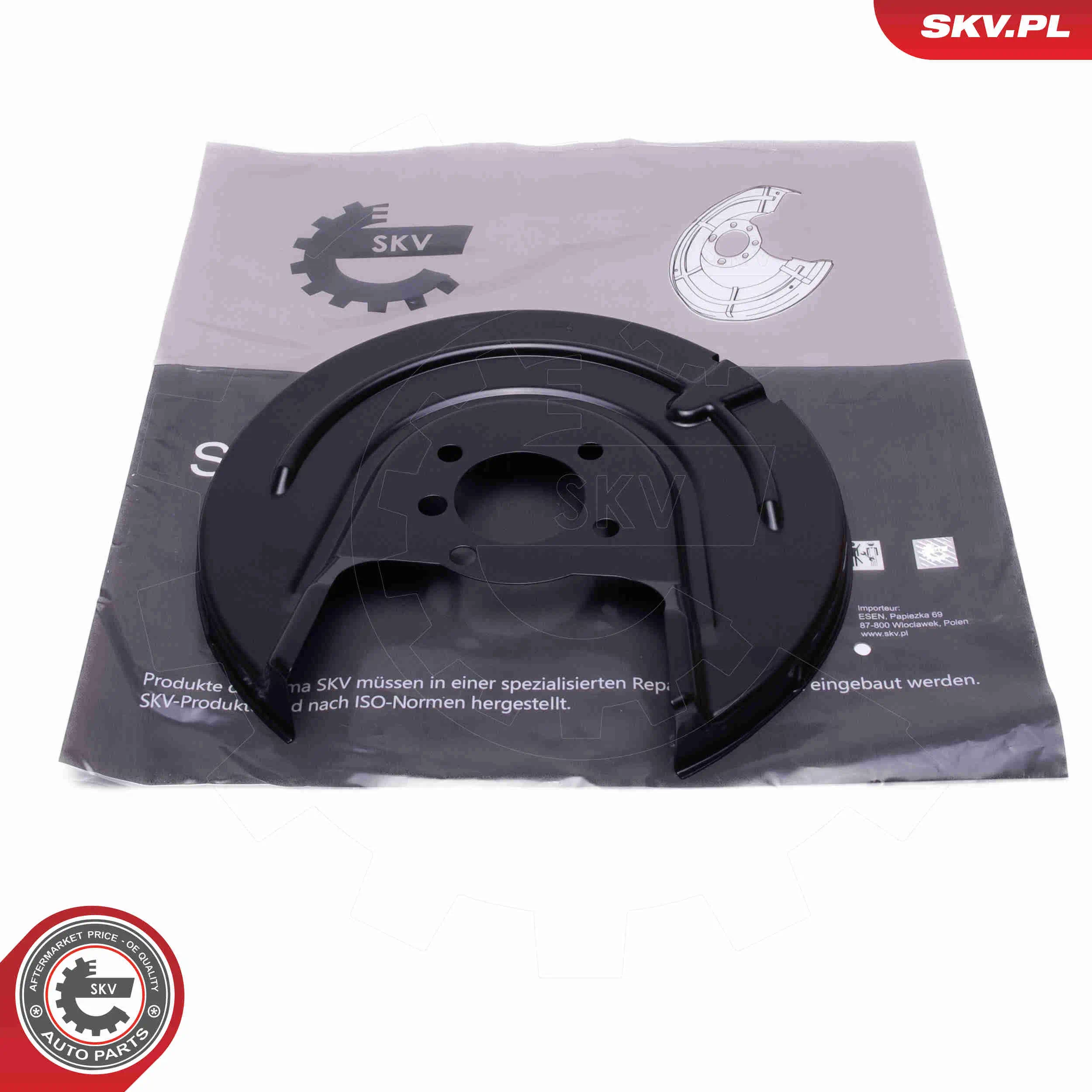 Spritzblech, Bremsscheibe rechts ESEN SKV 57SKV759