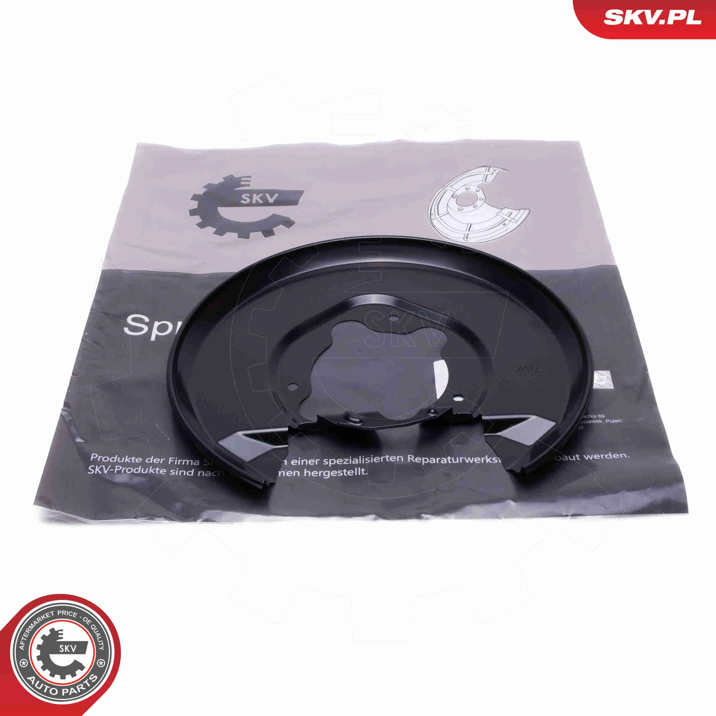 Spritzblech, Bremsscheibe links ESEN SKV 57SKV764