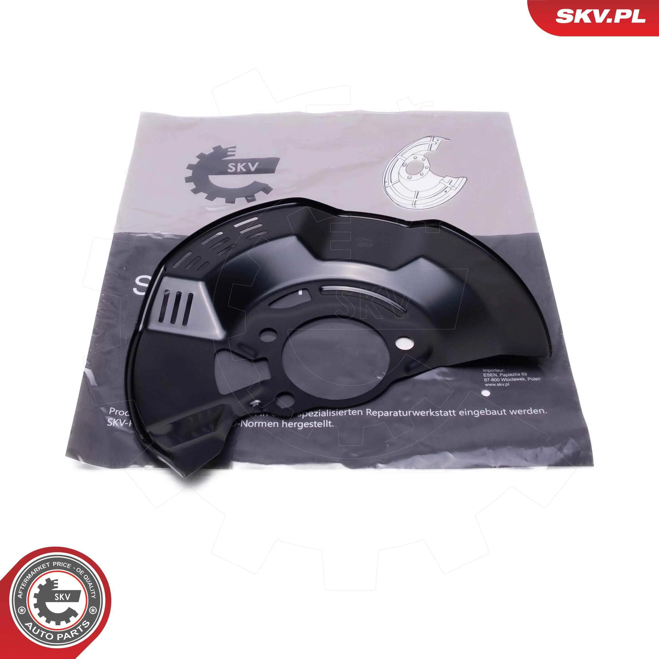 Spritzblech, Bremsscheibe links ESEN SKV 57SKV776