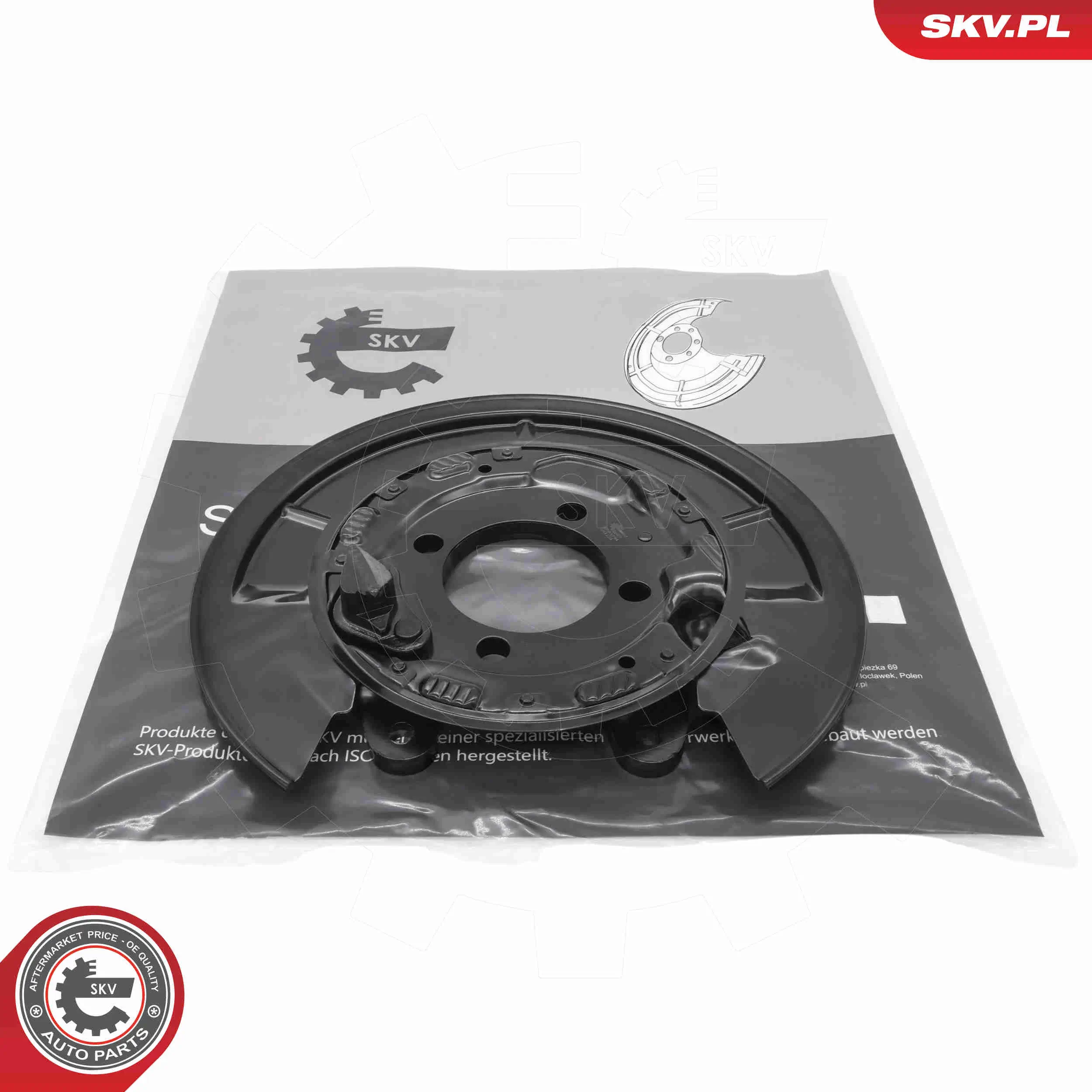 Spritzblech, Bremsscheibe hinten links ESEN SKV 57SKV784