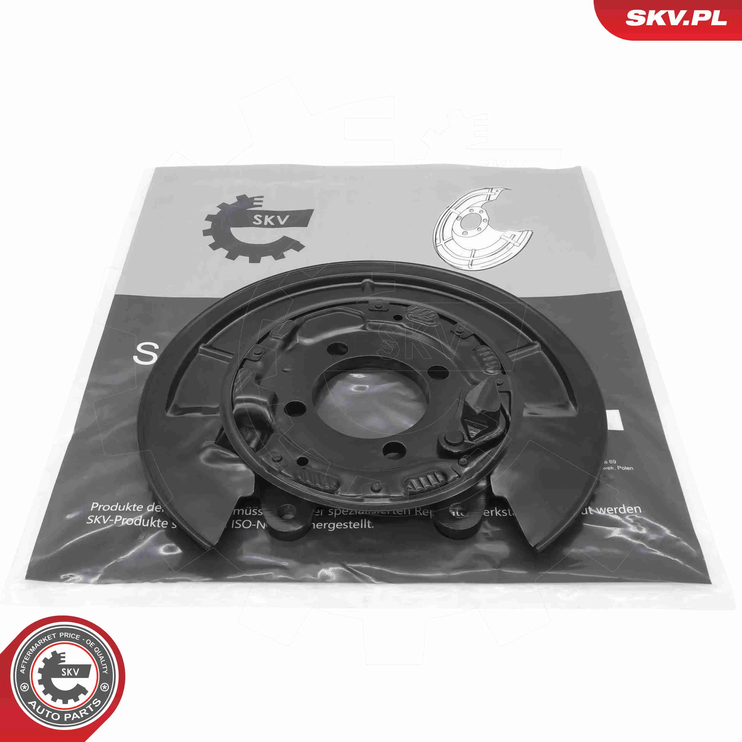 Spritzblech, Bremsscheibe hinten rechts ESEN SKV 57SKV785