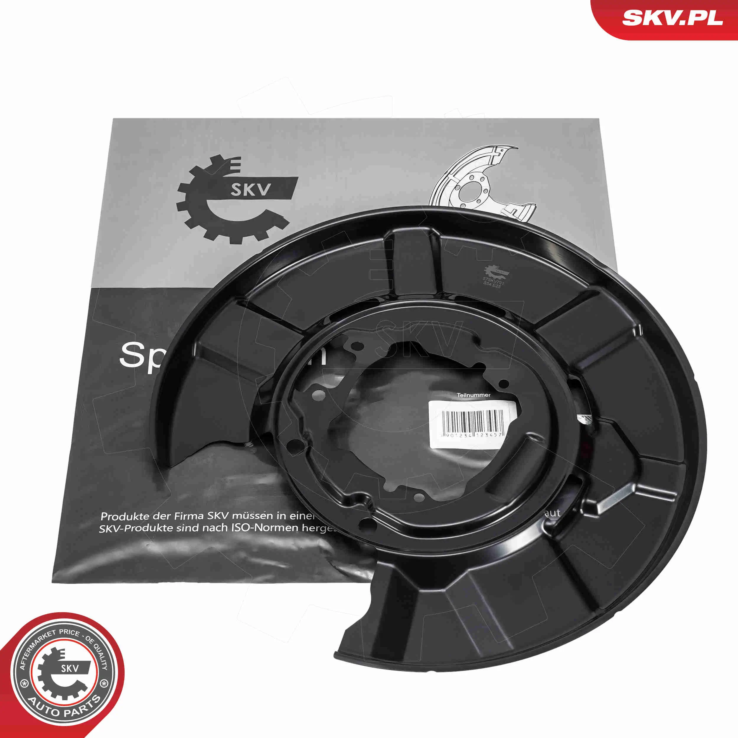 Spritzblech, Bremsscheibe Hinterachse rechts ESEN SKV 57SKV791