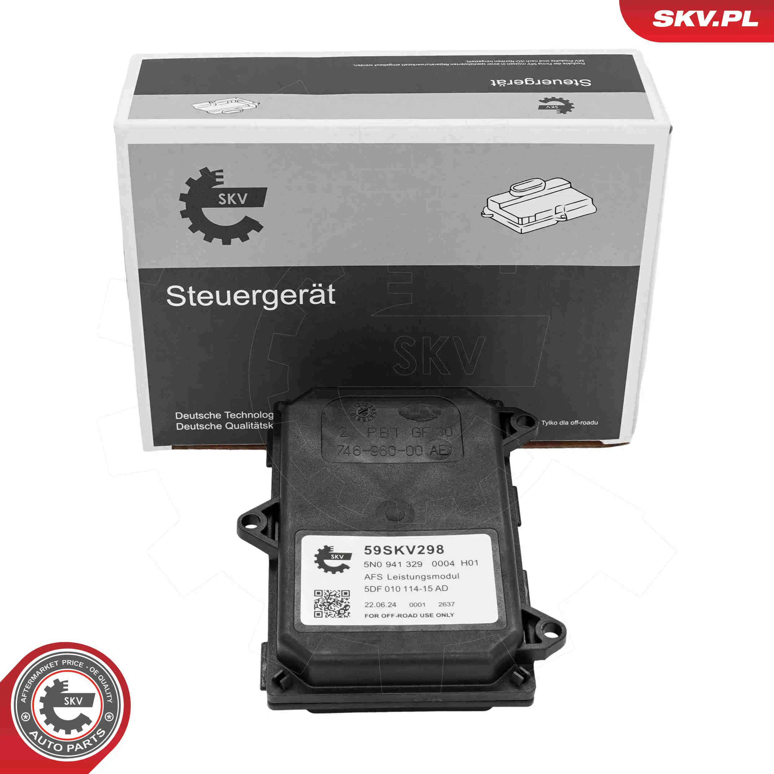 Steuergerät, Beleuchtung 12 V ESEN SKV 59SKV298