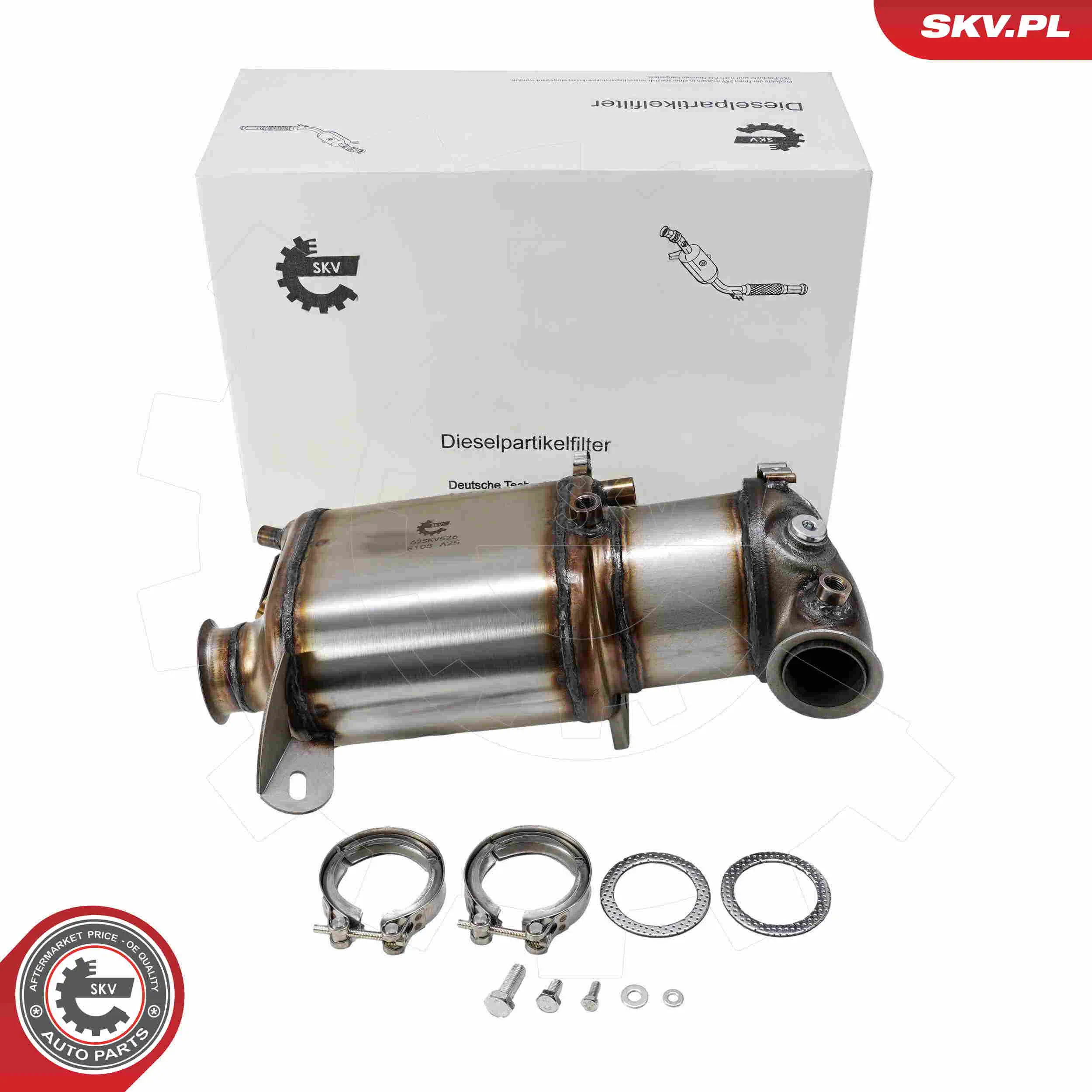 Ruß-/Partikelfilter, Abgasanlage vorne ESEN SKV 62SKV526