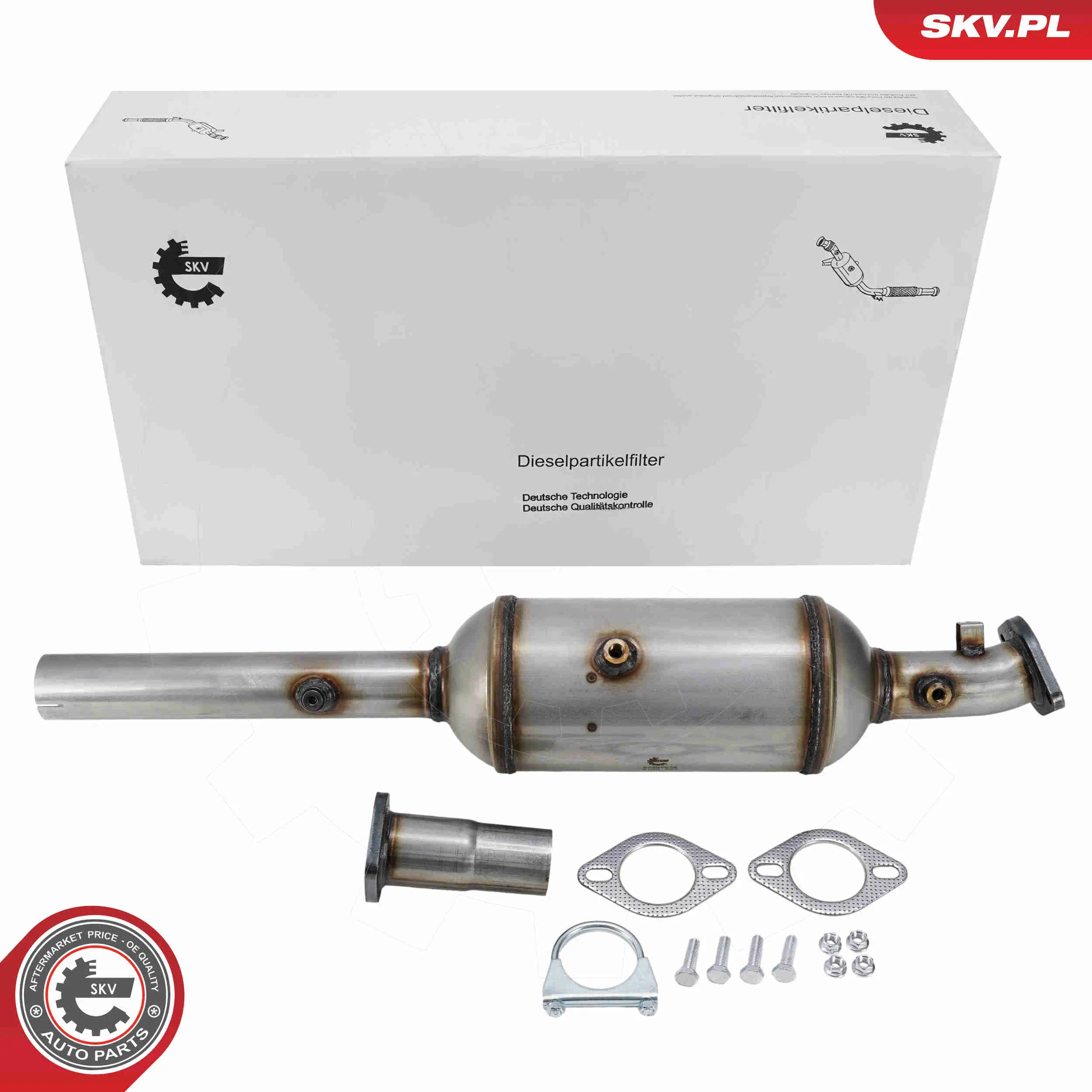 Ruß-/Partikelfilter, Abgasanlage vorne ESEN SKV 62SKV528