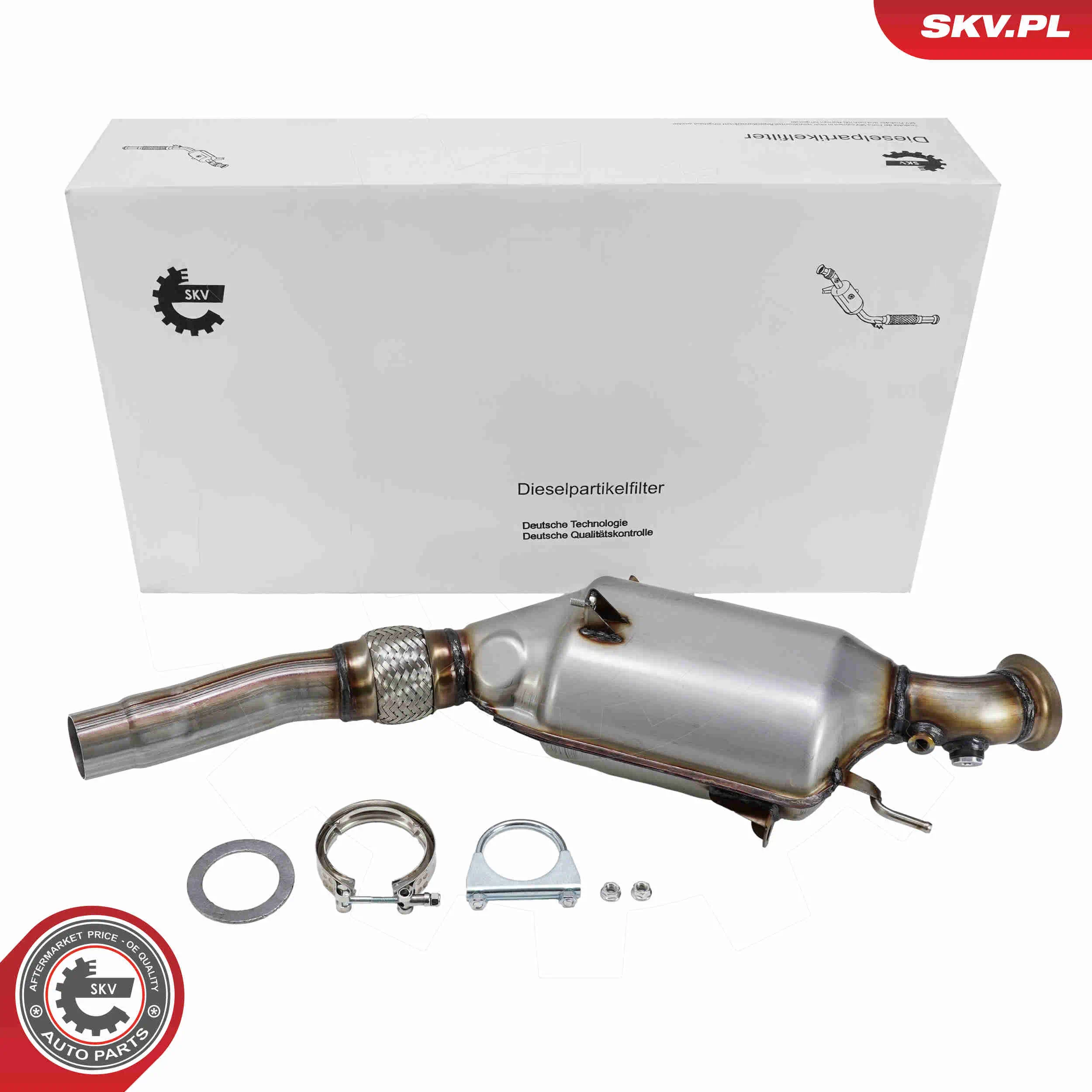 Ruß-/Partikelfilter, Abgasanlage vorne ESEN SKV 62SKV535