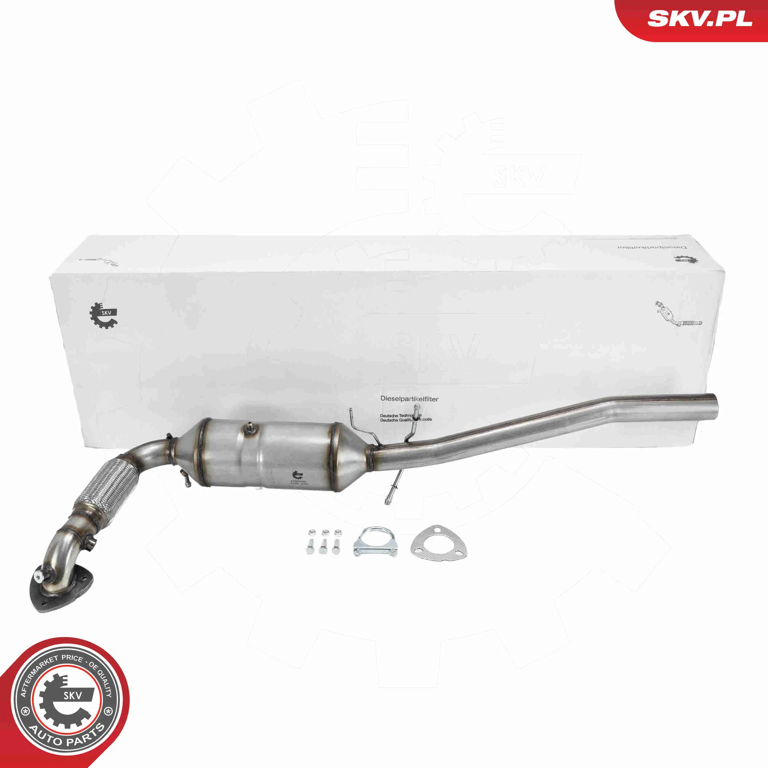Ruß-/Partikelfilter, Abgasanlage vorne ESEN SKV 62SKV545