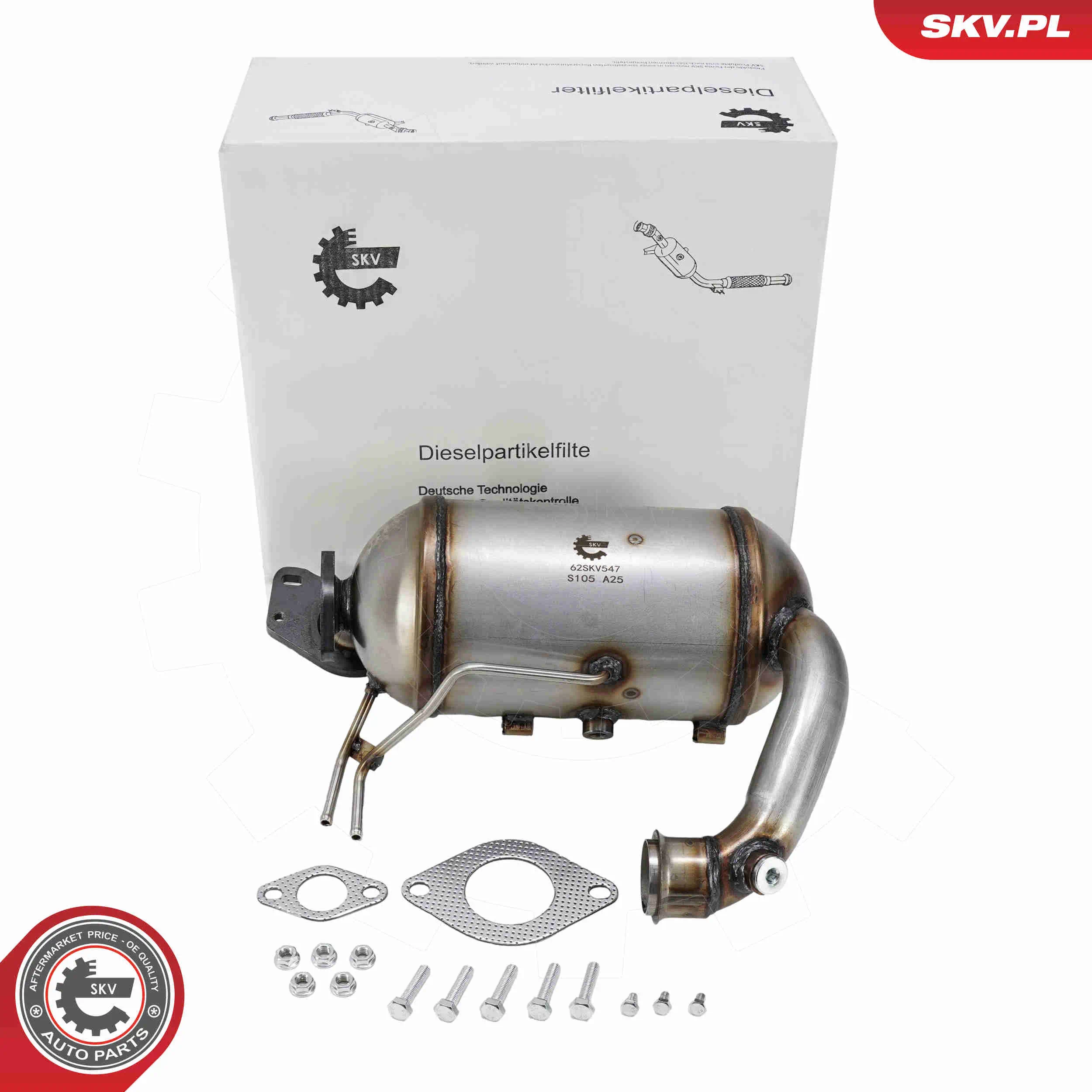 Ruß-/Partikelfilter, Abgasanlage vorne ESEN SKV 62SKV547