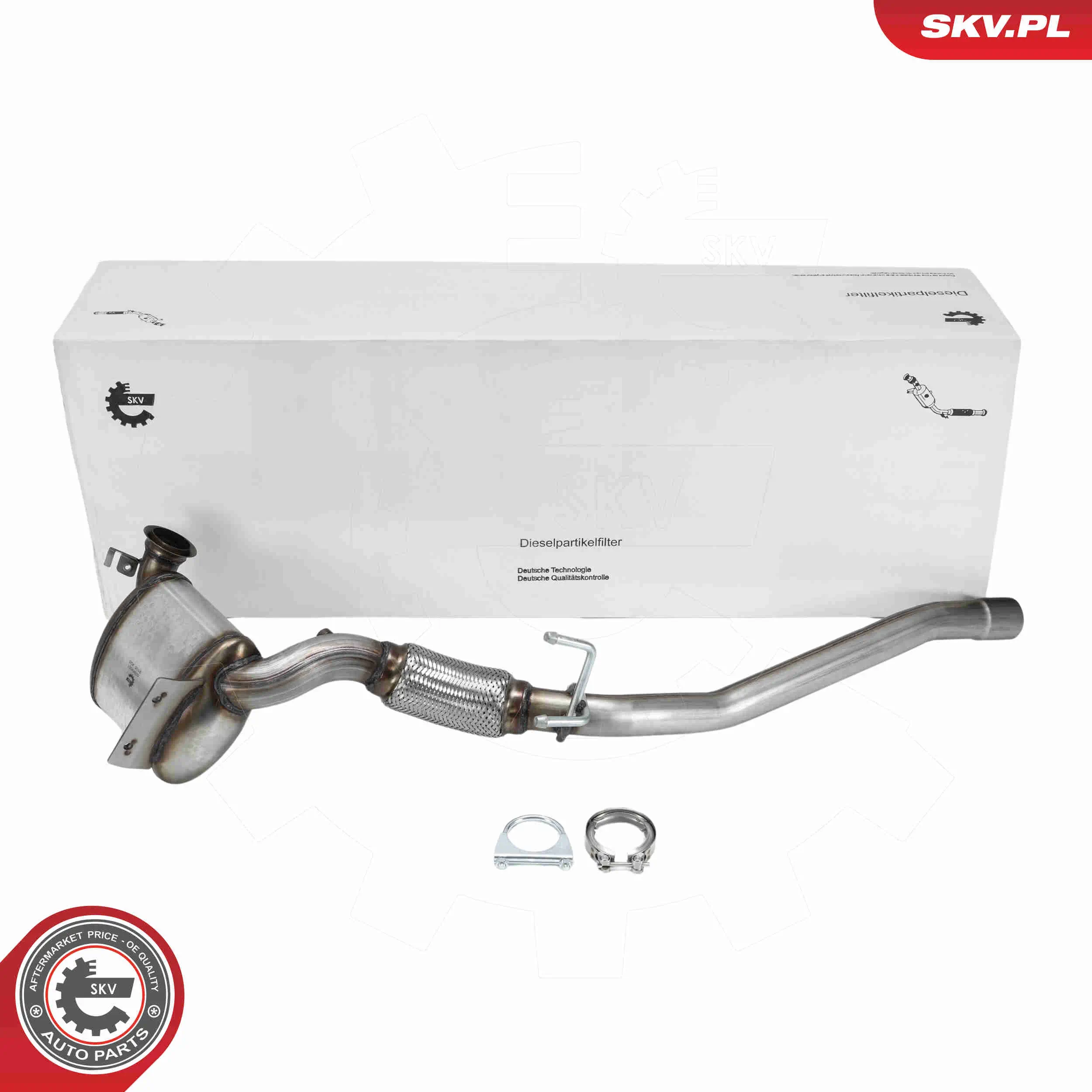 Ruß-/Partikelfilter, Abgasanlage vorne ESEN SKV 62SKV551