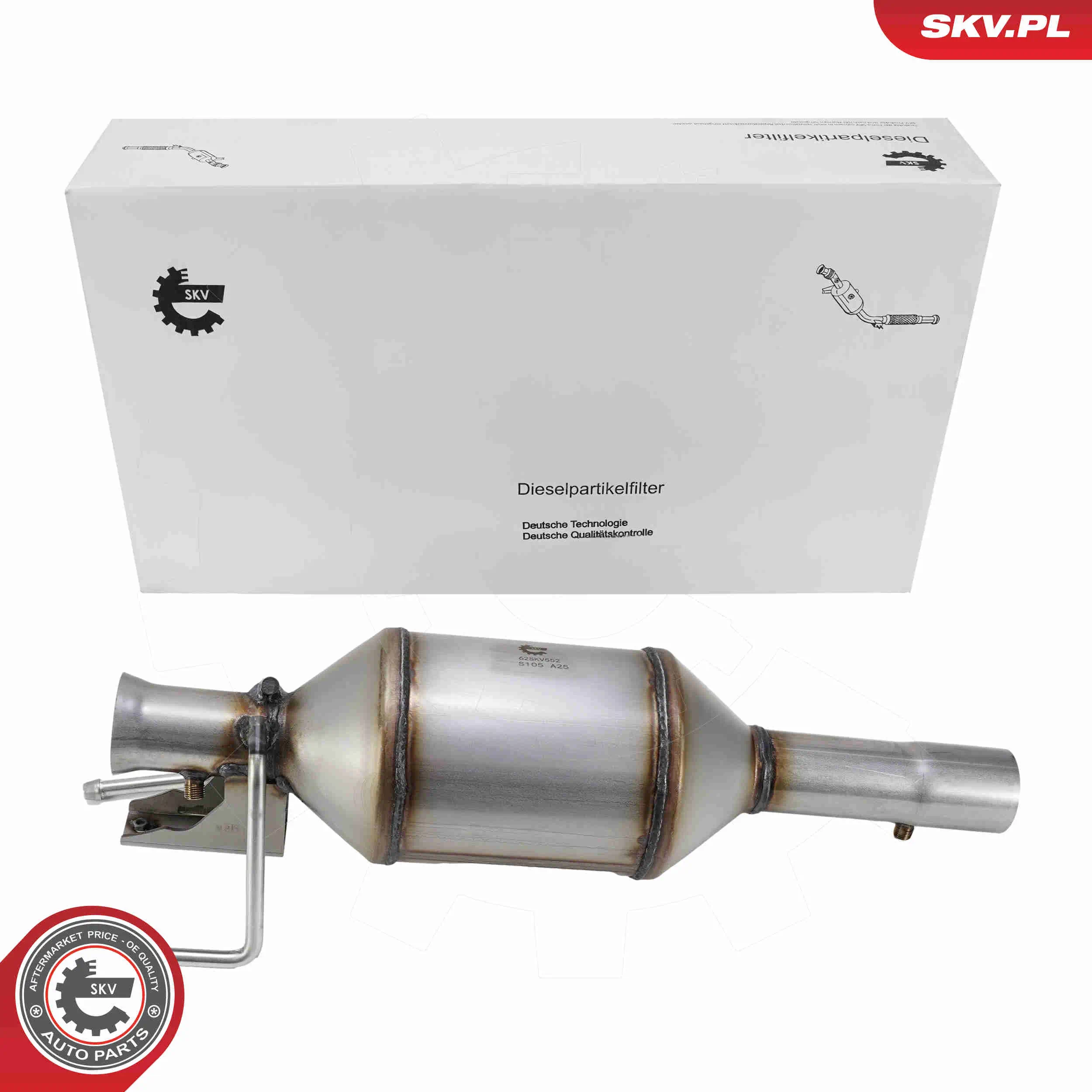 Ruß-/Partikelfilter, Abgasanlage vorne ESEN SKV 62SKV552