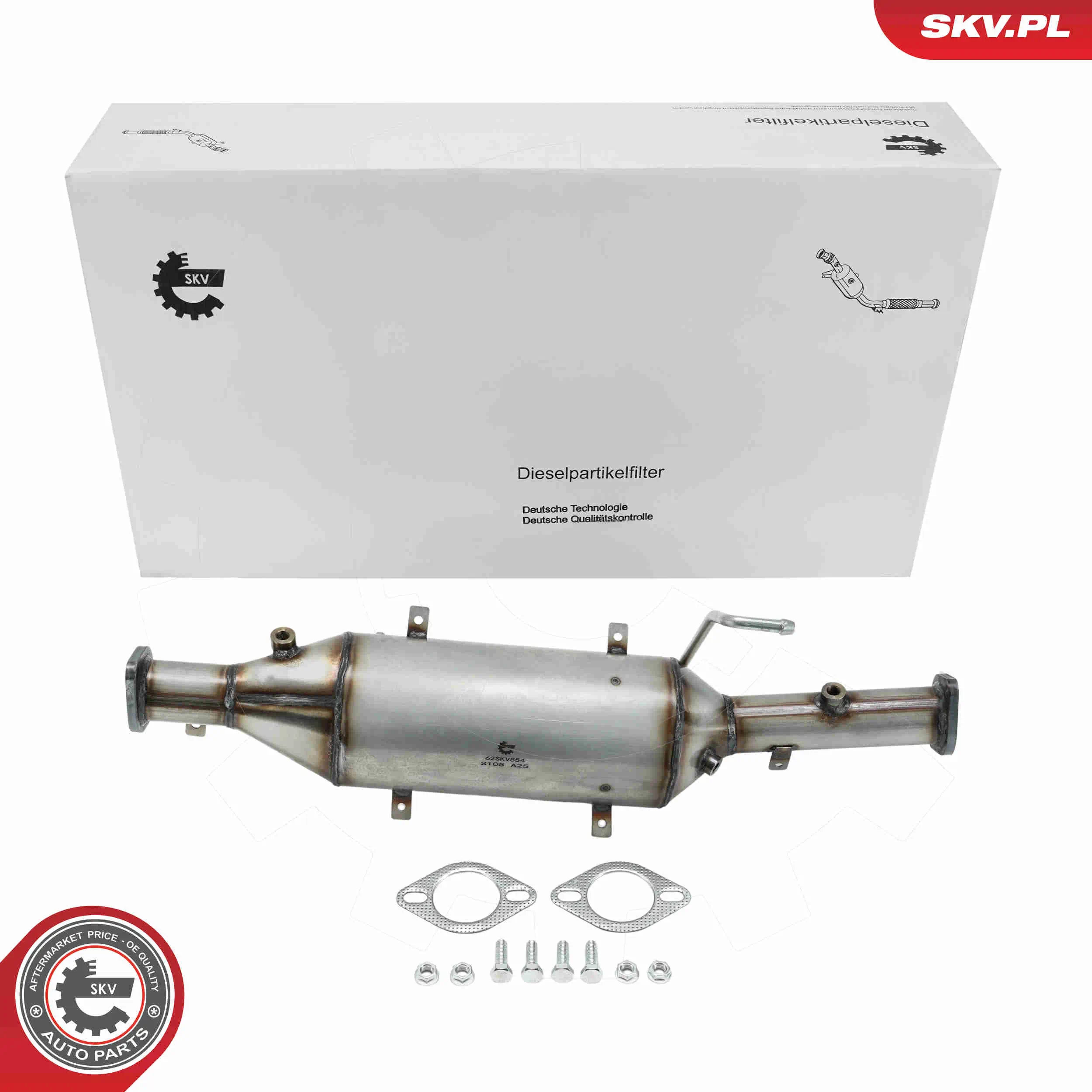 Ruß-/Partikelfilter, Abgasanlage vorne ESEN SKV 62SKV554