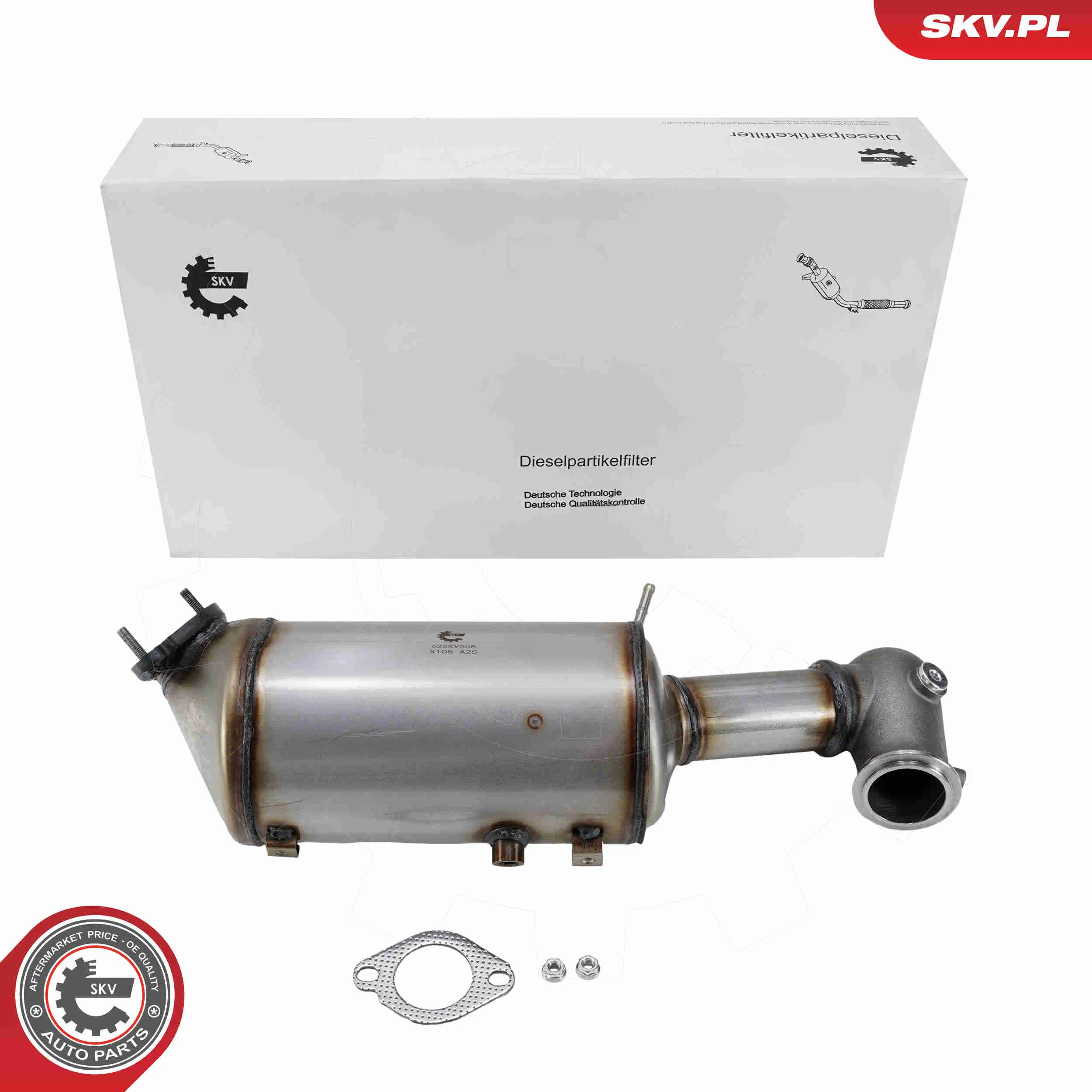 Ruß-/Partikelfilter, Abgasanlage vorne ESEN SKV 62SKV558
