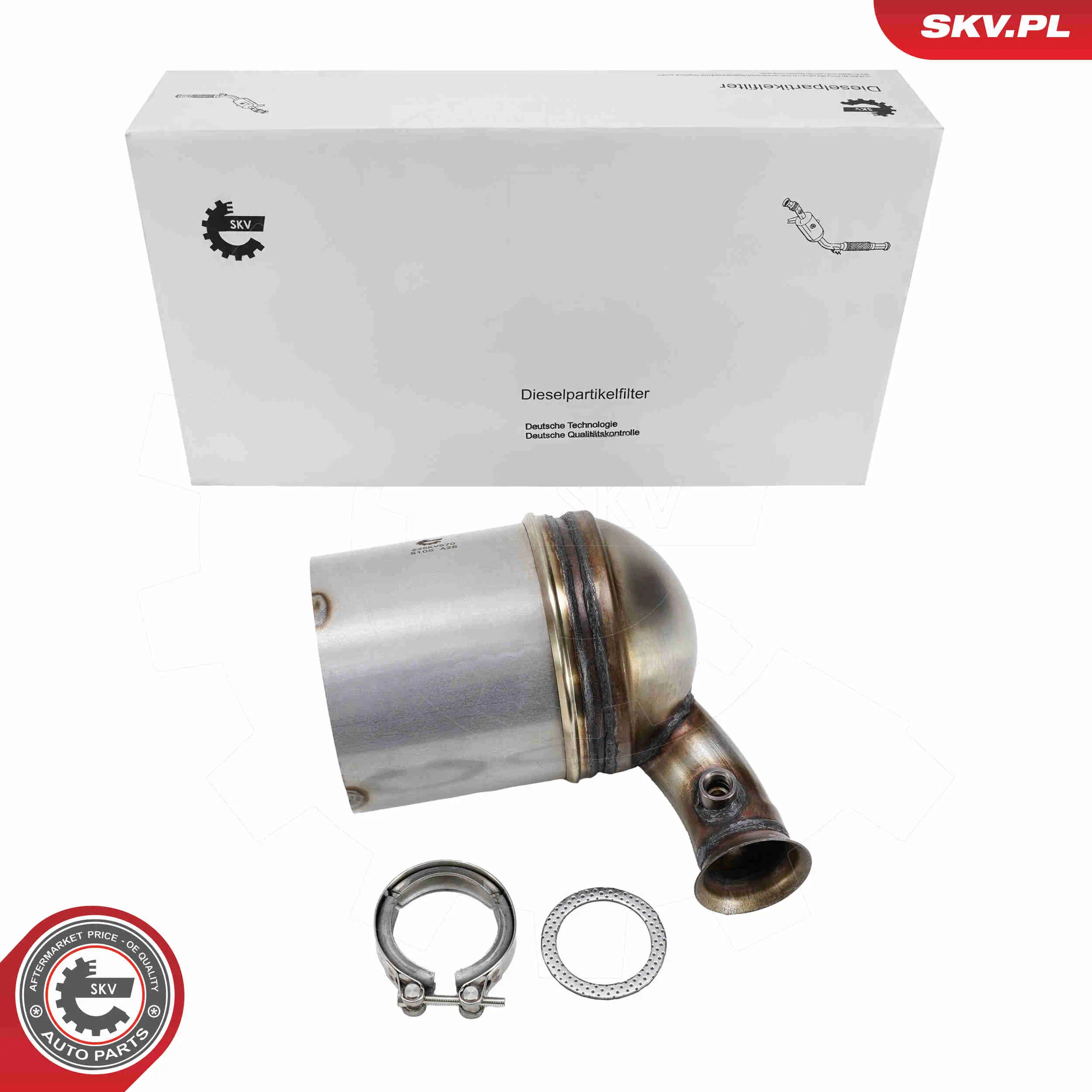 Ruß-/Partikelfilter, Abgasanlage vorne ESEN SKV 62SKV570