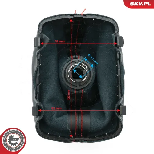Schalthebelknauf ESEN SKV 63SKV409 Bild Schalthebelknauf ESEN SKV 63SKV409