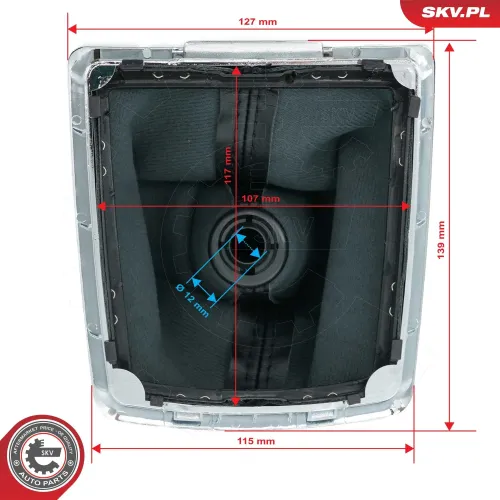 Schalthebelknauf ESEN SKV 63SKV431 Bild Schalthebelknauf ESEN SKV 63SKV431
