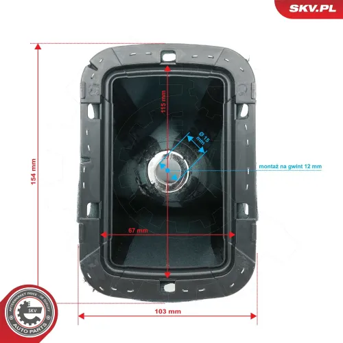 Schalthebelknauf ESEN SKV 63SKV484 Bild Schalthebelknauf ESEN SKV 63SKV484