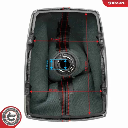 Schalthebelknauf ESEN SKV 63SKV529 Bild Schalthebelknauf ESEN SKV 63SKV529