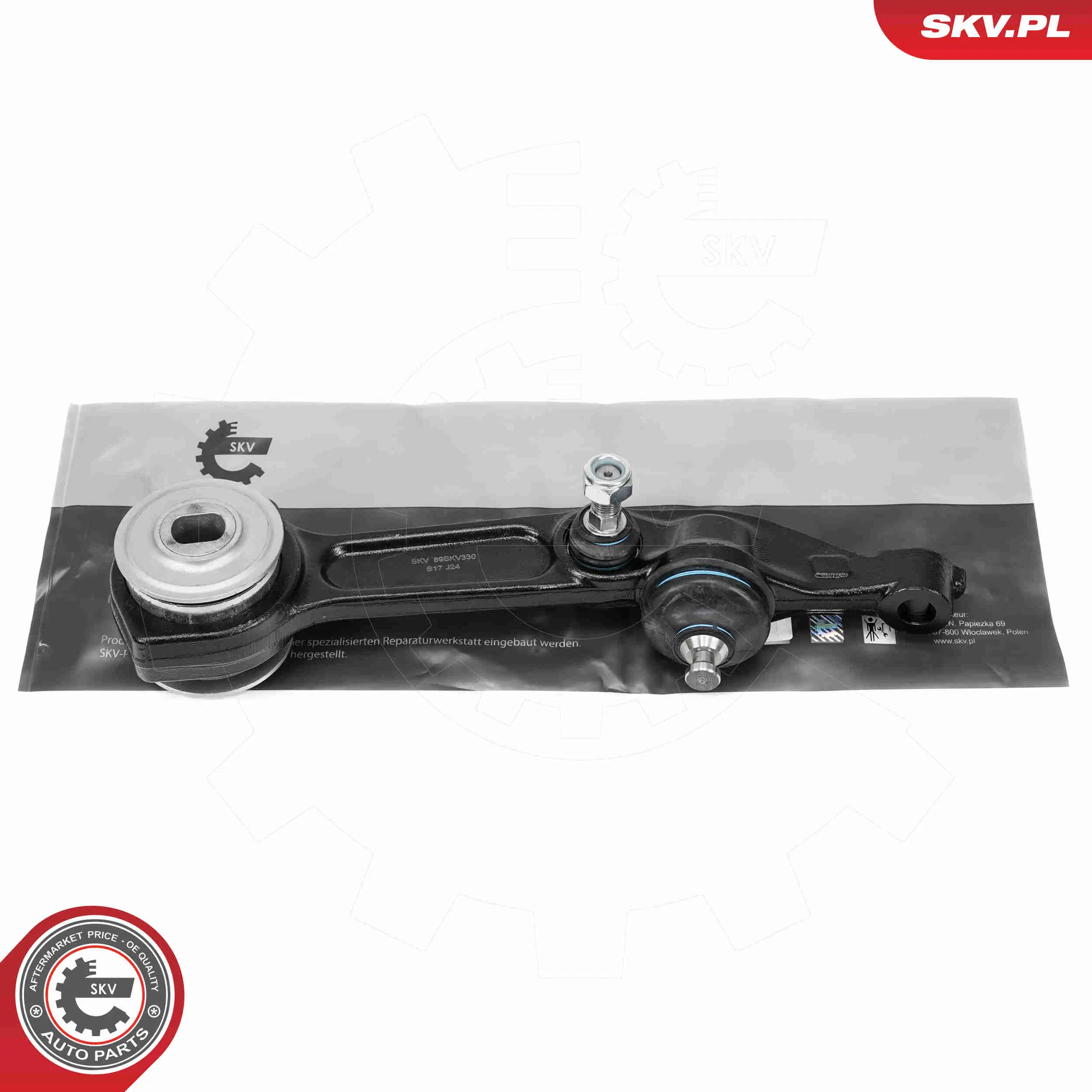 Lenker, Radaufhängung rechts Vorderachse unten ESEN SKV 69SKV330