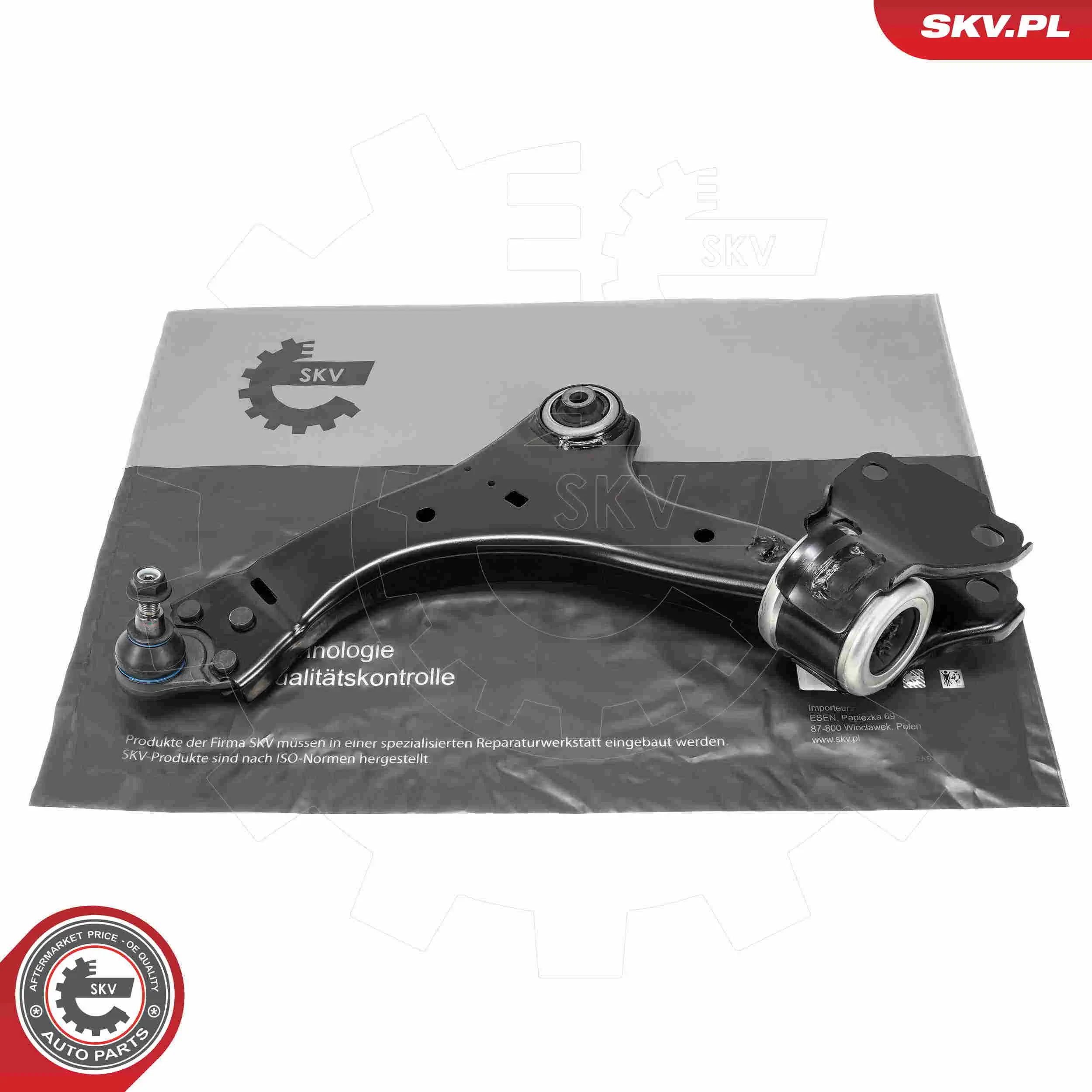 Lenker, Radaufhängung links Vorderachse unten ESEN SKV 69SKV427