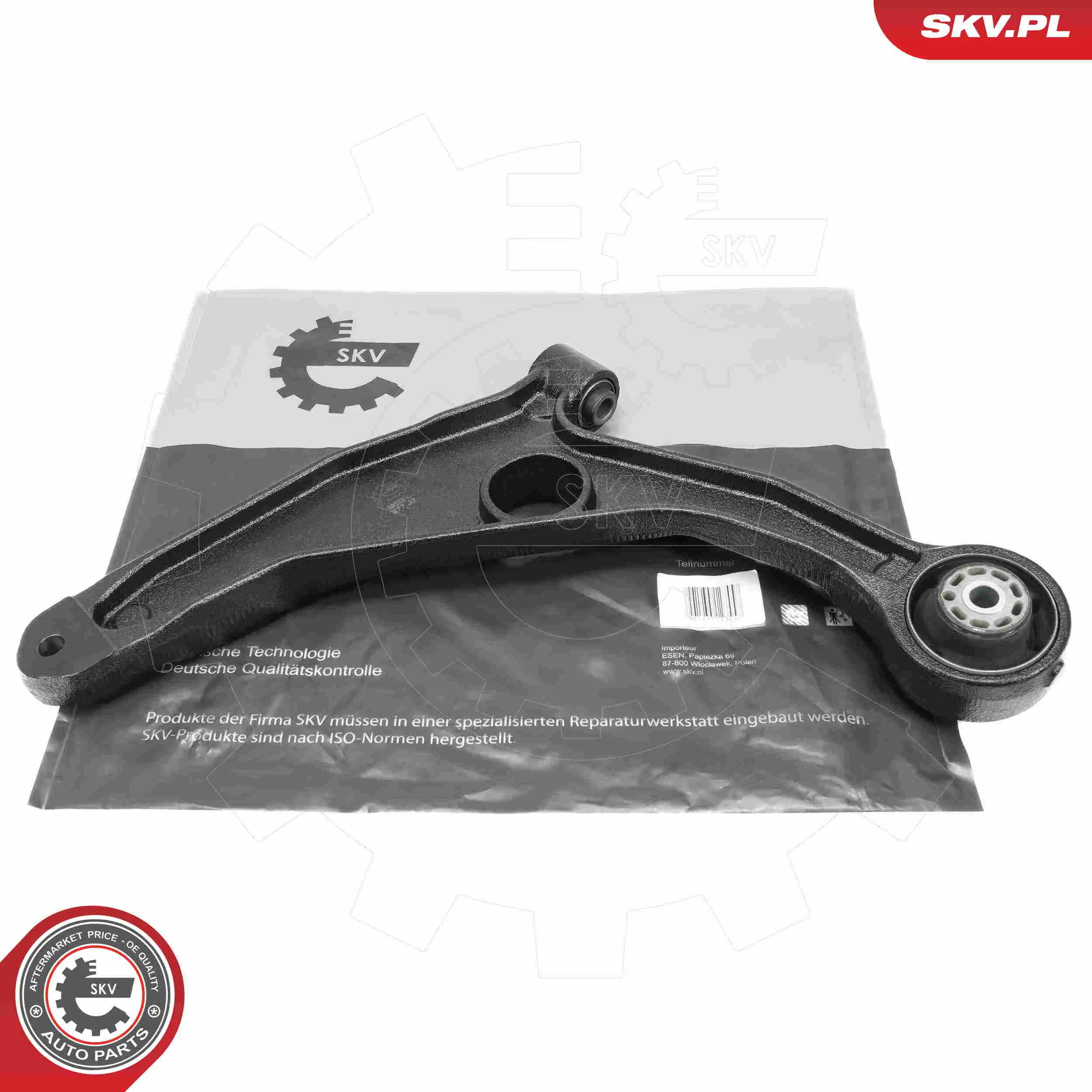 Lenker, Radaufhängung rechts Vorderachse unten ESEN SKV 69SKV432