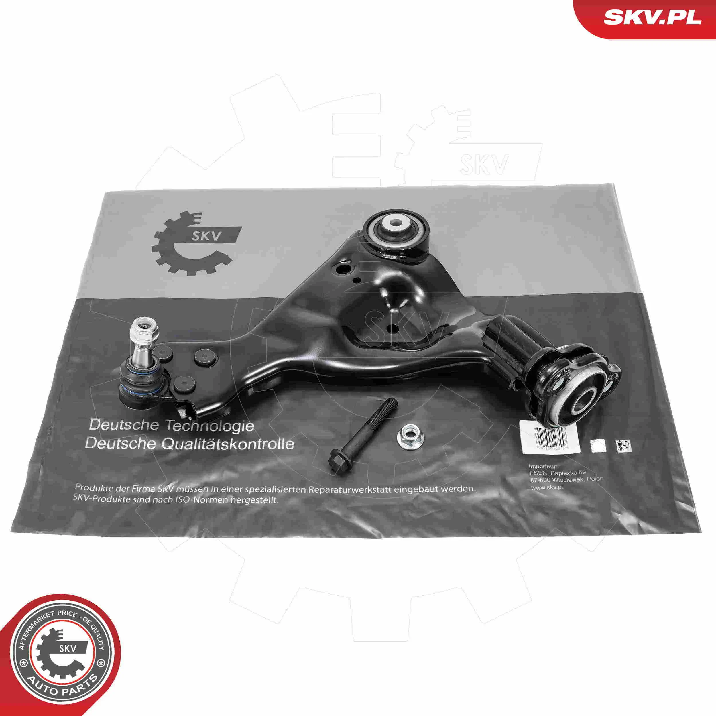 Lenker, Radaufhängung rechts Vorderachse unten ESEN SKV 69SKV436