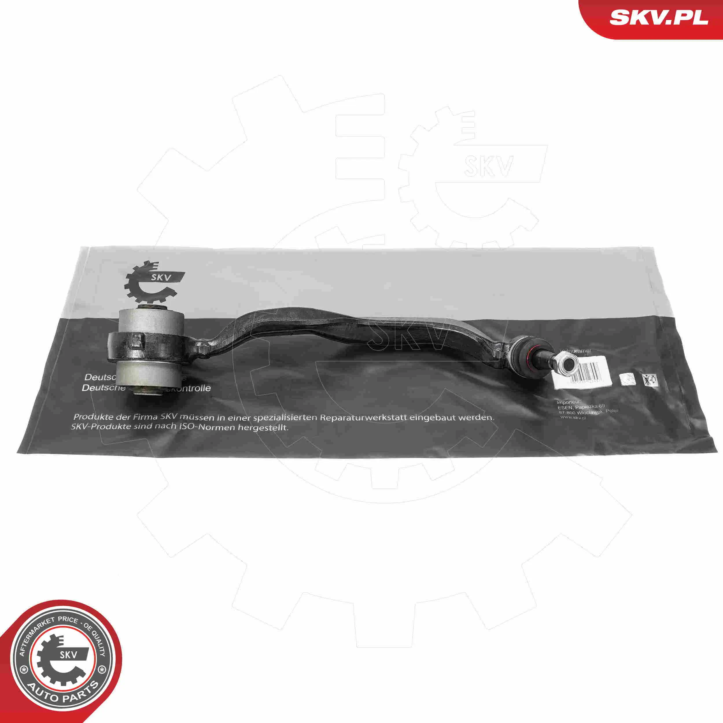 Lenker, Radaufhängung rechts Vorderachse unten ESEN SKV 69SKV498