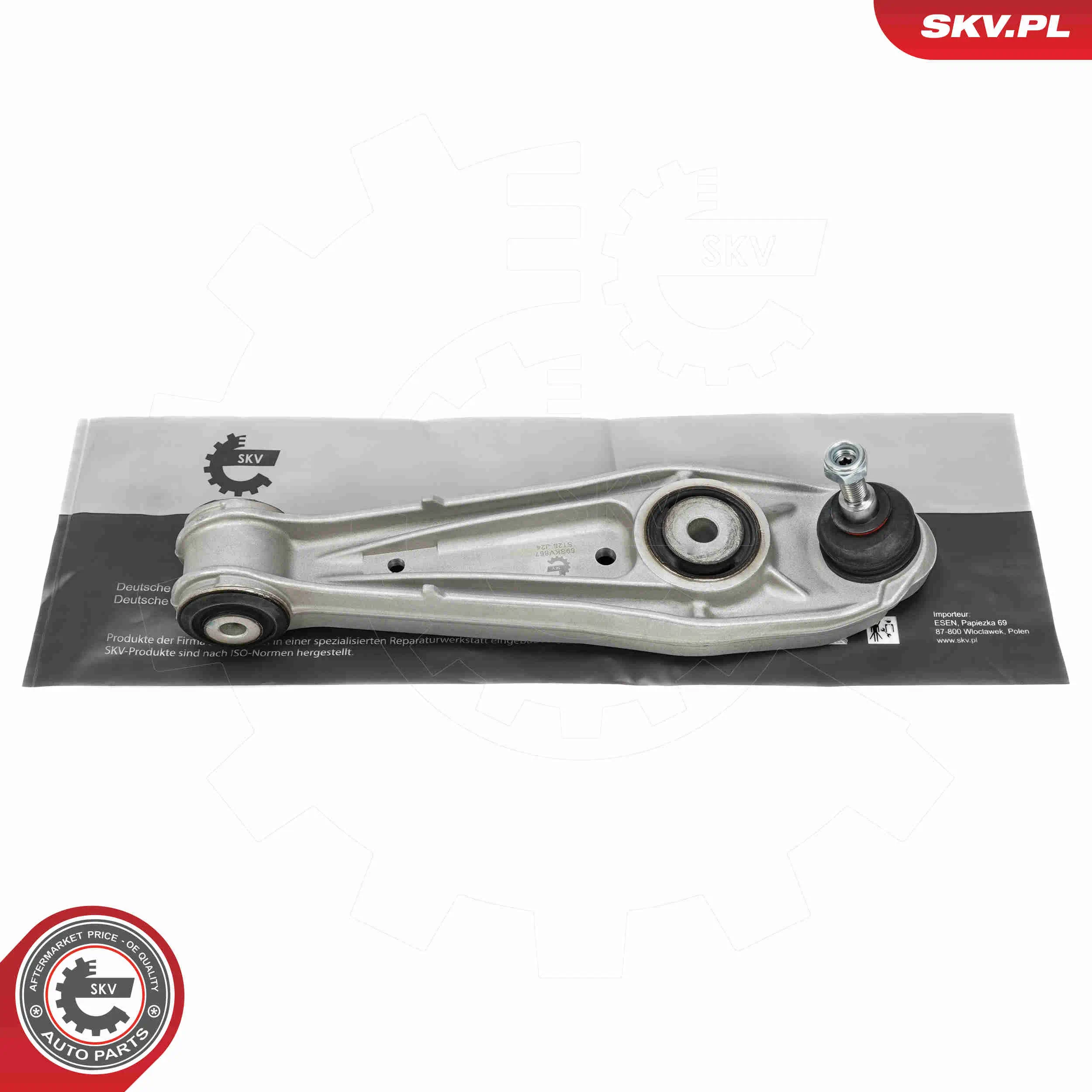 Lenker, Radaufhängung rechts links Hinterachse unten ESEN SKV 69SKV867