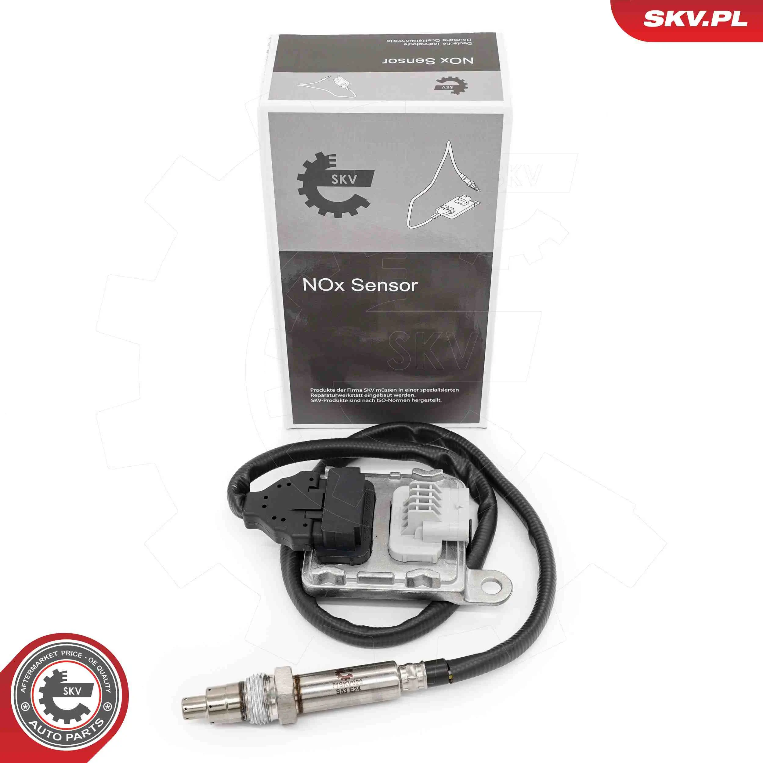 NOx-Sensor, Harnstoffeinspritzung 12 V vor Katalysator nach Katalysator ESEN SKV 71SKV020