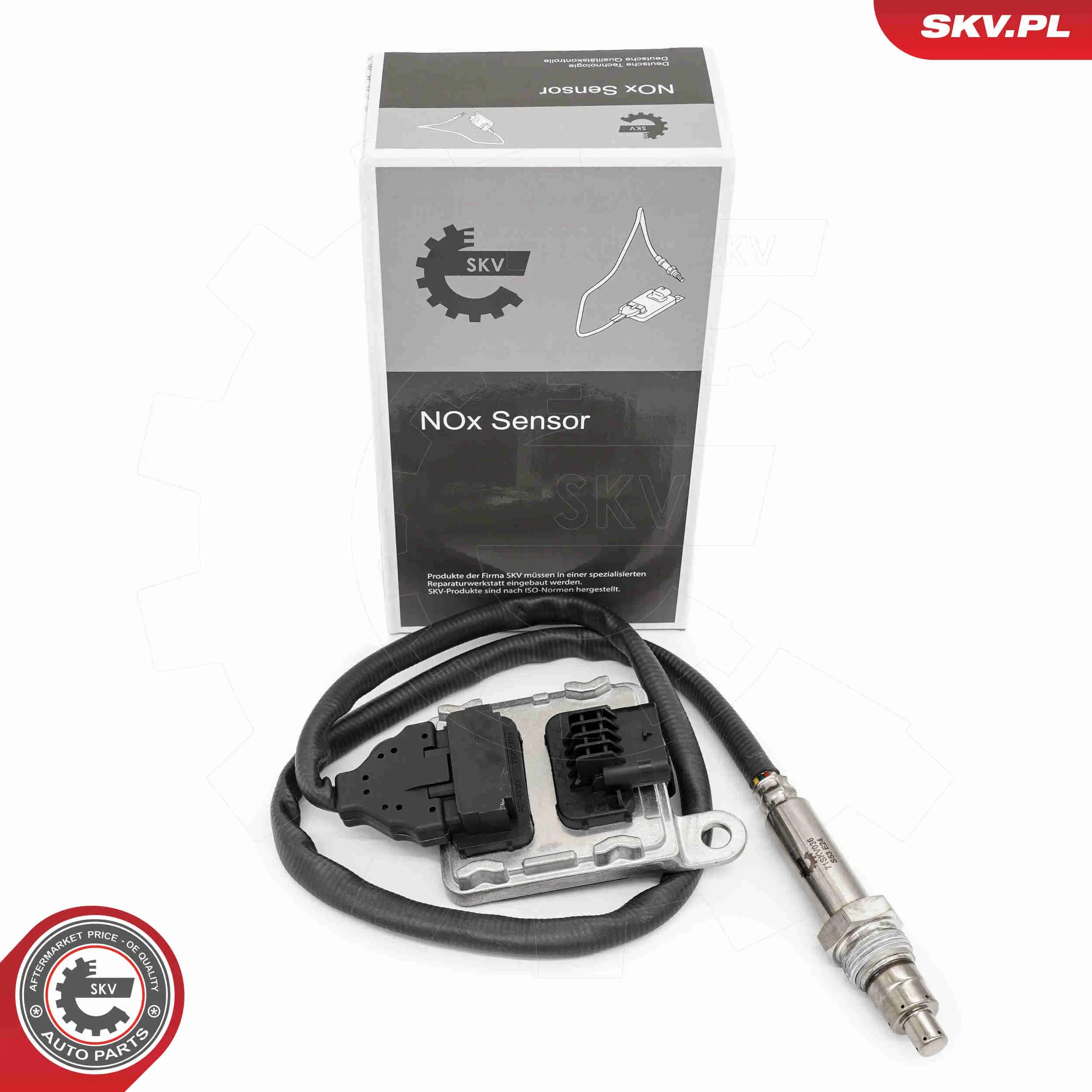NOx-Sensor, Harnstoffeinspritzung 12 V vor Katalysator nach Katalysator ESEN SKV 71SKV036
