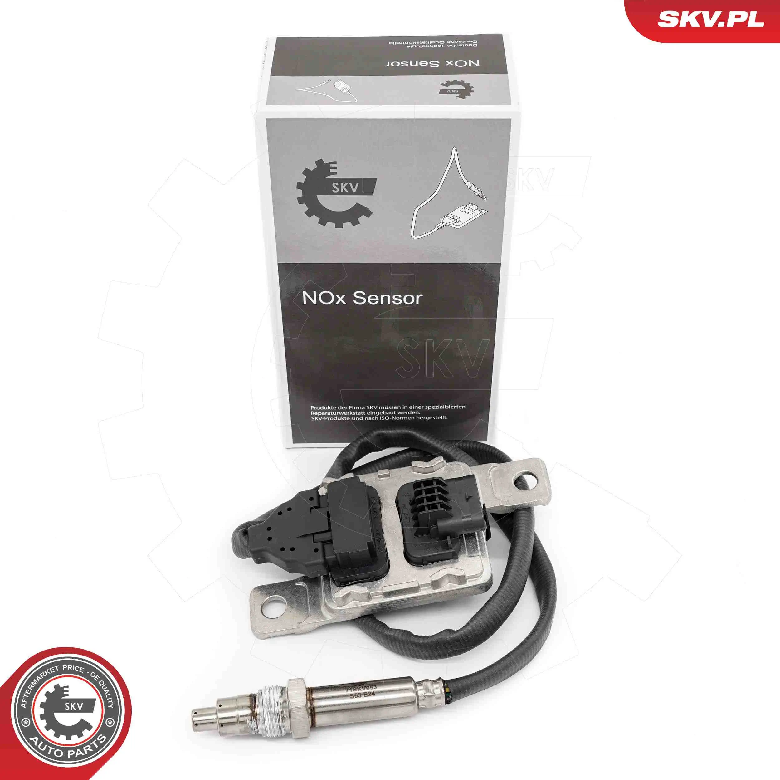 NOx-Sensor, Harnstoffeinspritzung 12 V vor Katalysator nach Katalysator ESEN SKV 71SKV053