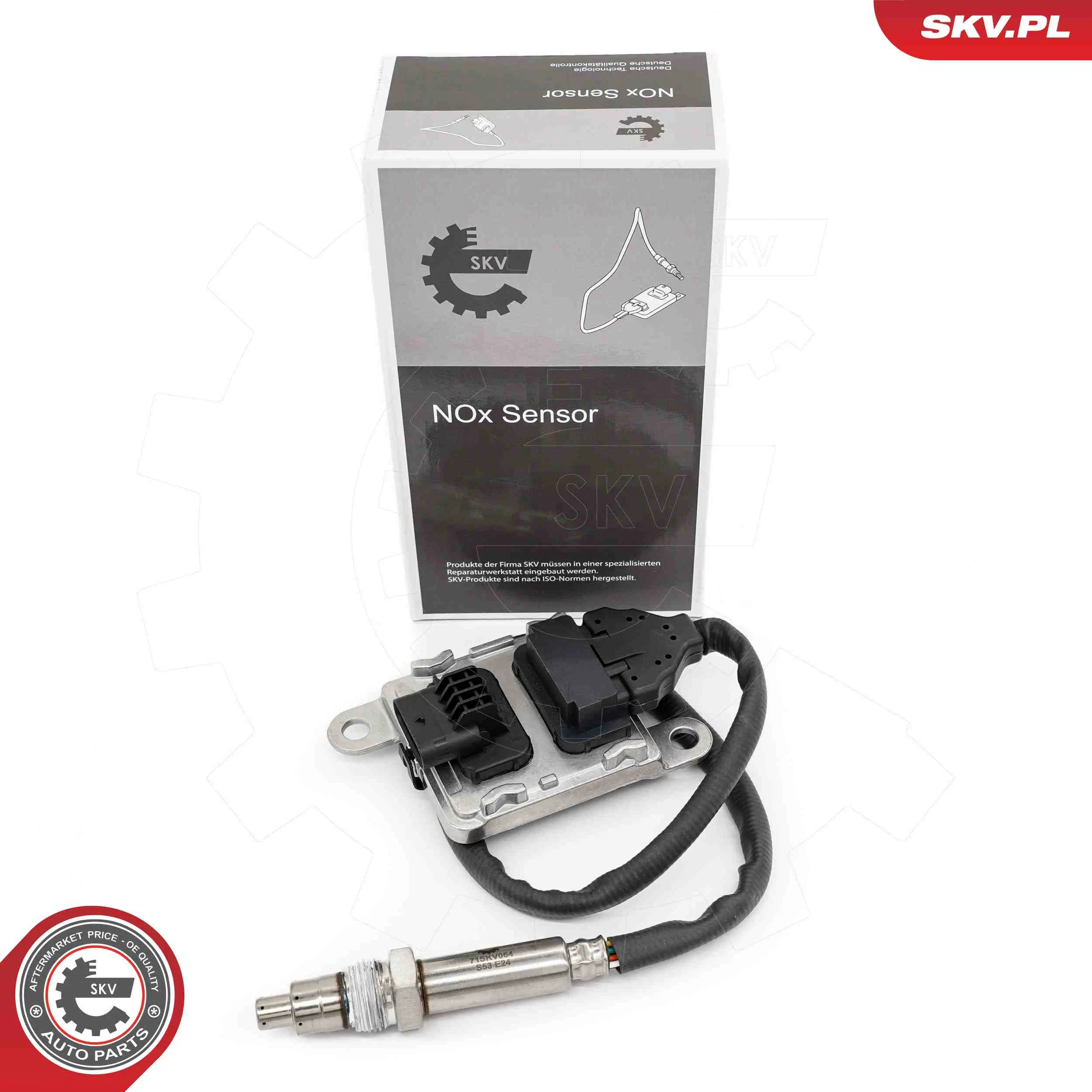 NOx-Sensor, Harnstoffeinspritzung 12 V vor Katalysator nach Katalysator ESEN SKV 71SKV064