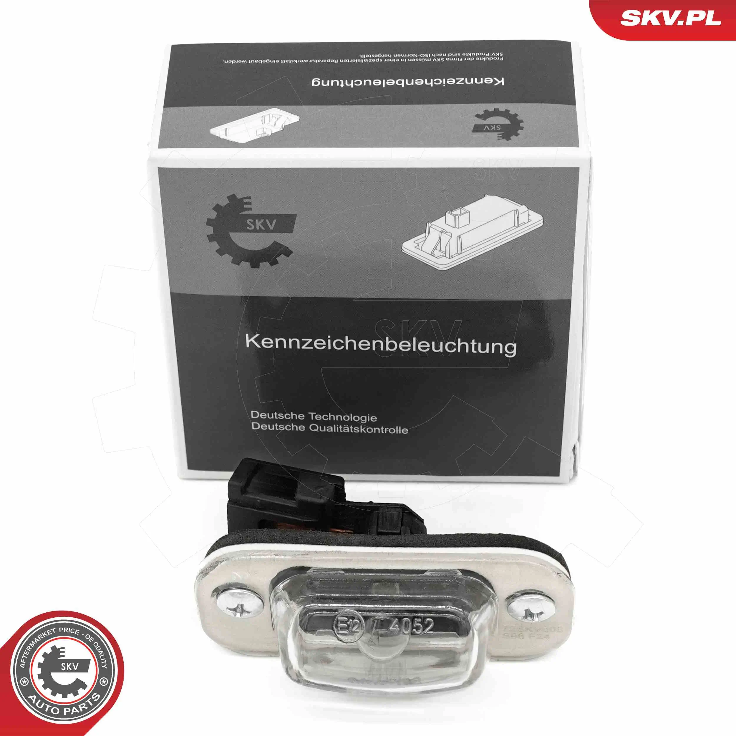 Kennzeichenleuchte links rechts ESEN SKV 72SKV008