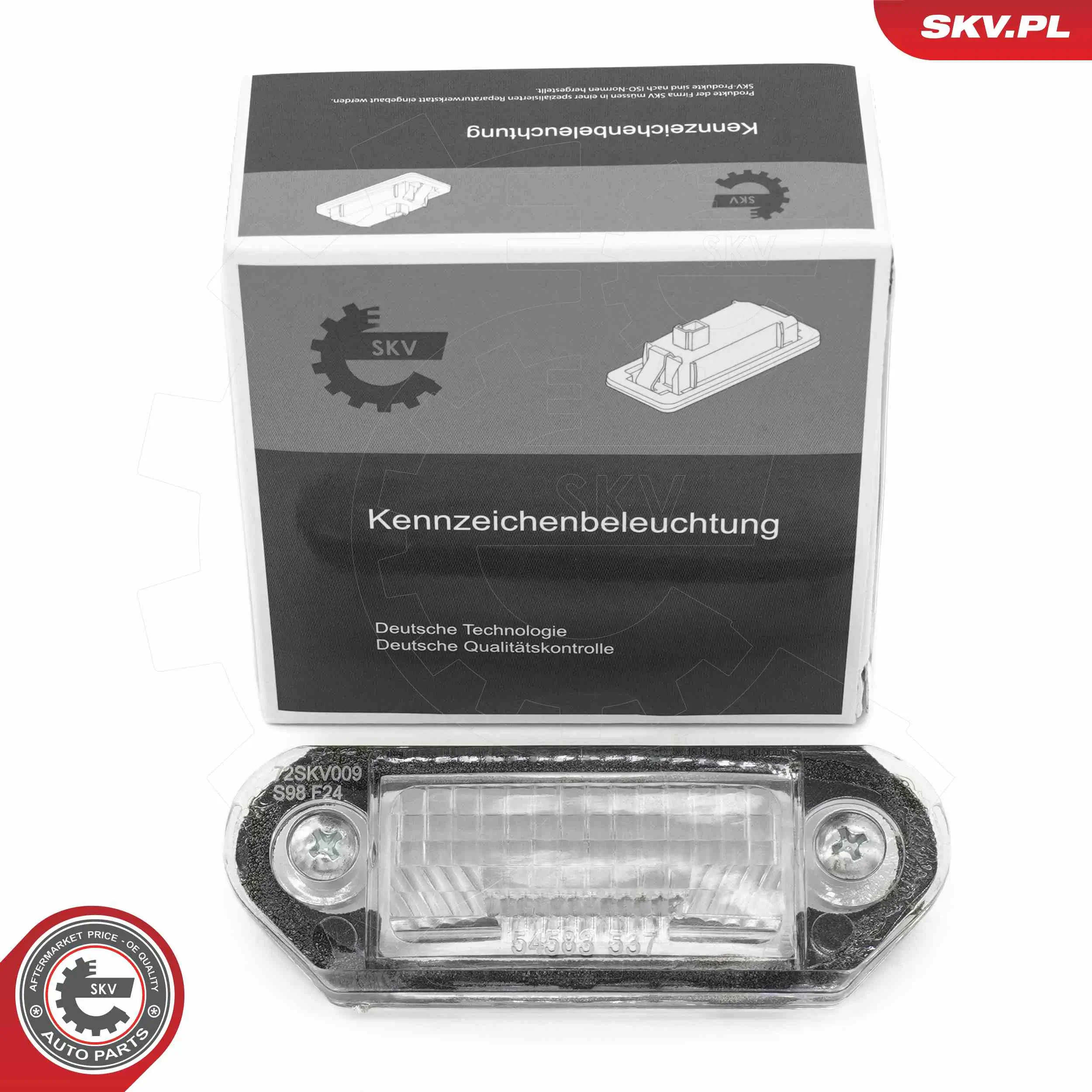 Kennzeichenleuchte links rechts ESEN SKV 72SKV009