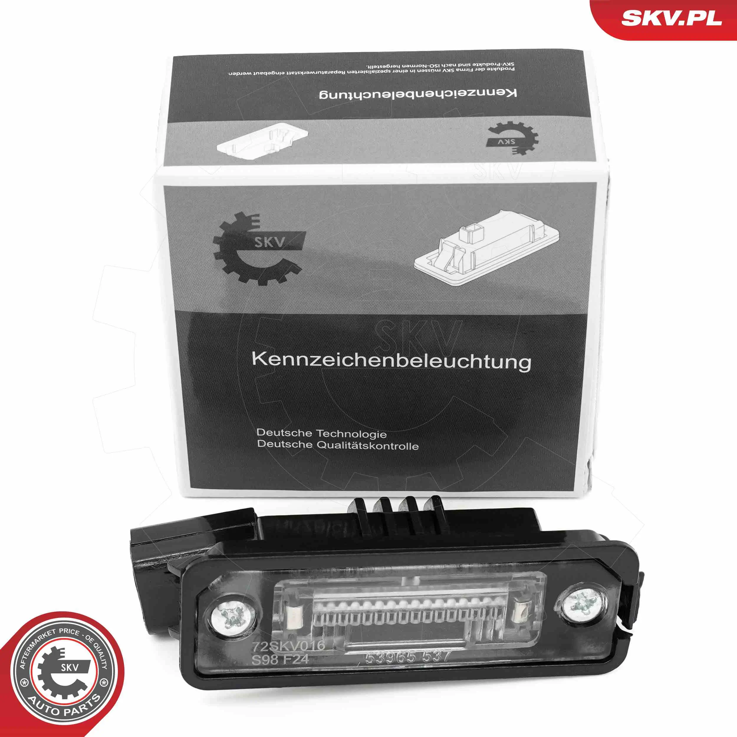 Kennzeichenleuchte links rechts ESEN SKV 72SKV016