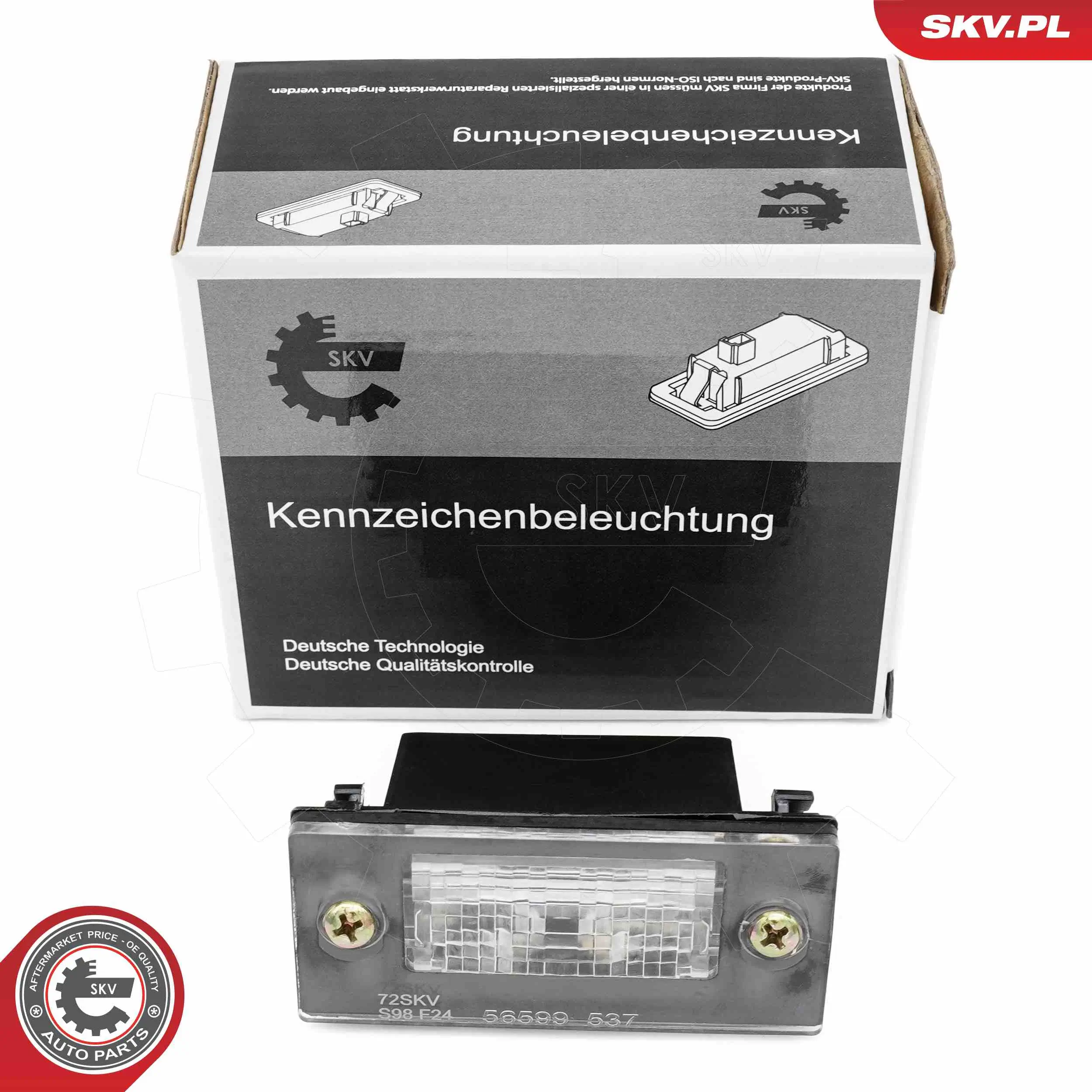 Kennzeichenleuchte links ESEN SKV 72SKV026